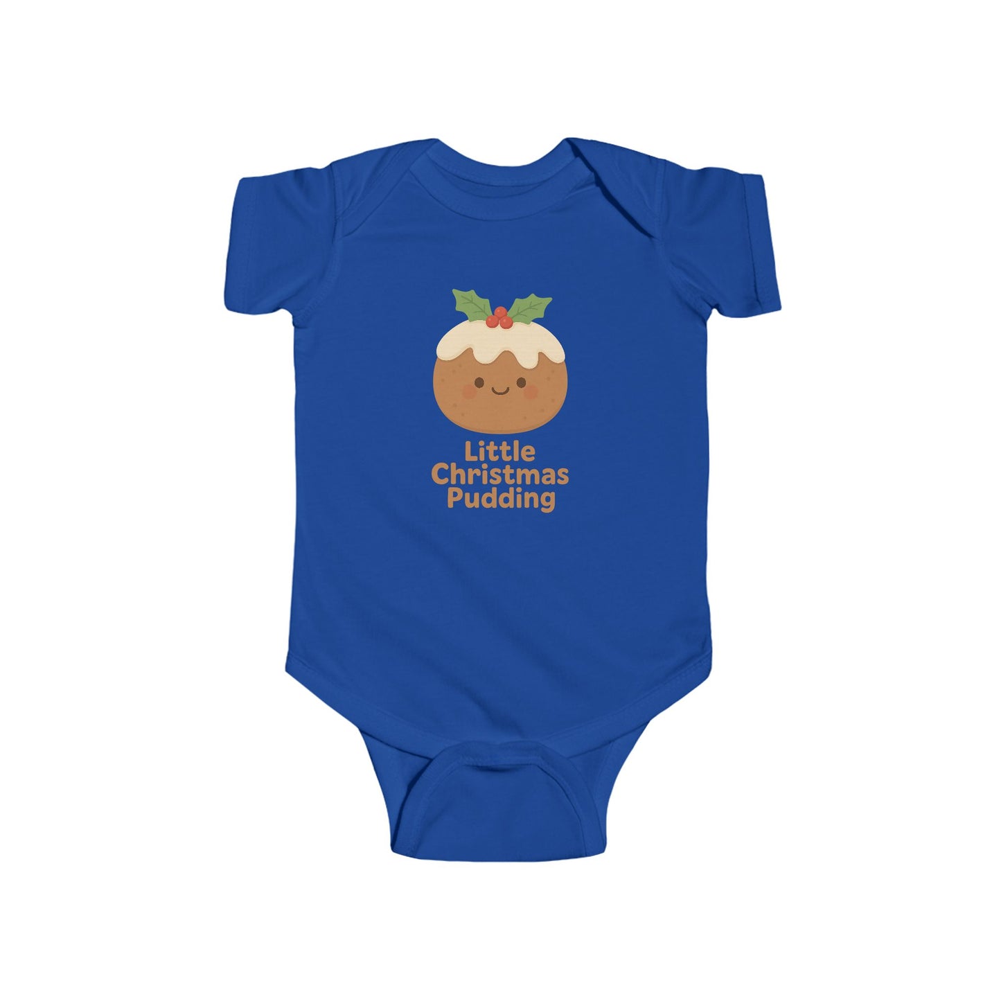 Baby Bodysuit - "Little Christmas Pudding" Holiday Onesie