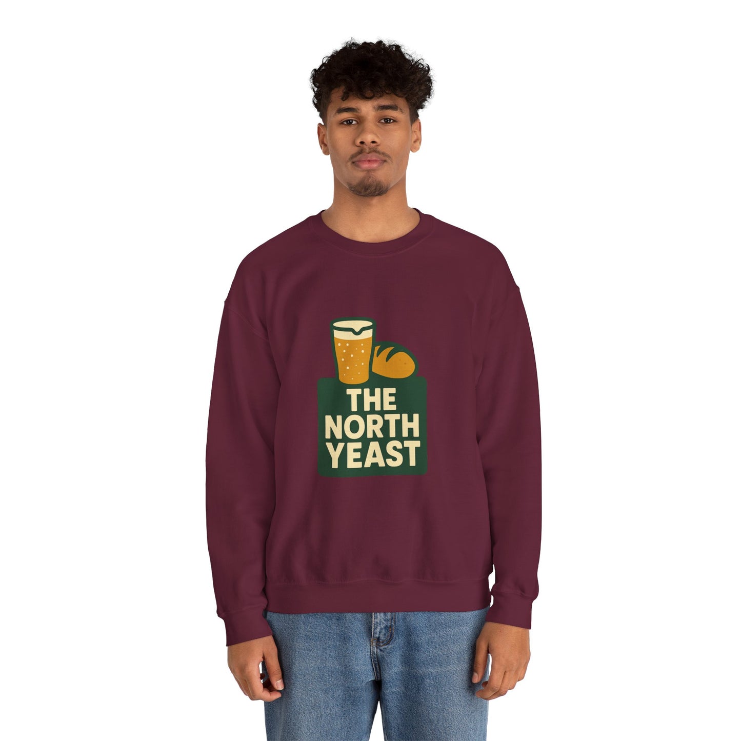 Crewneck Sweatshirt — The North Yeast Beer & Bread Logo