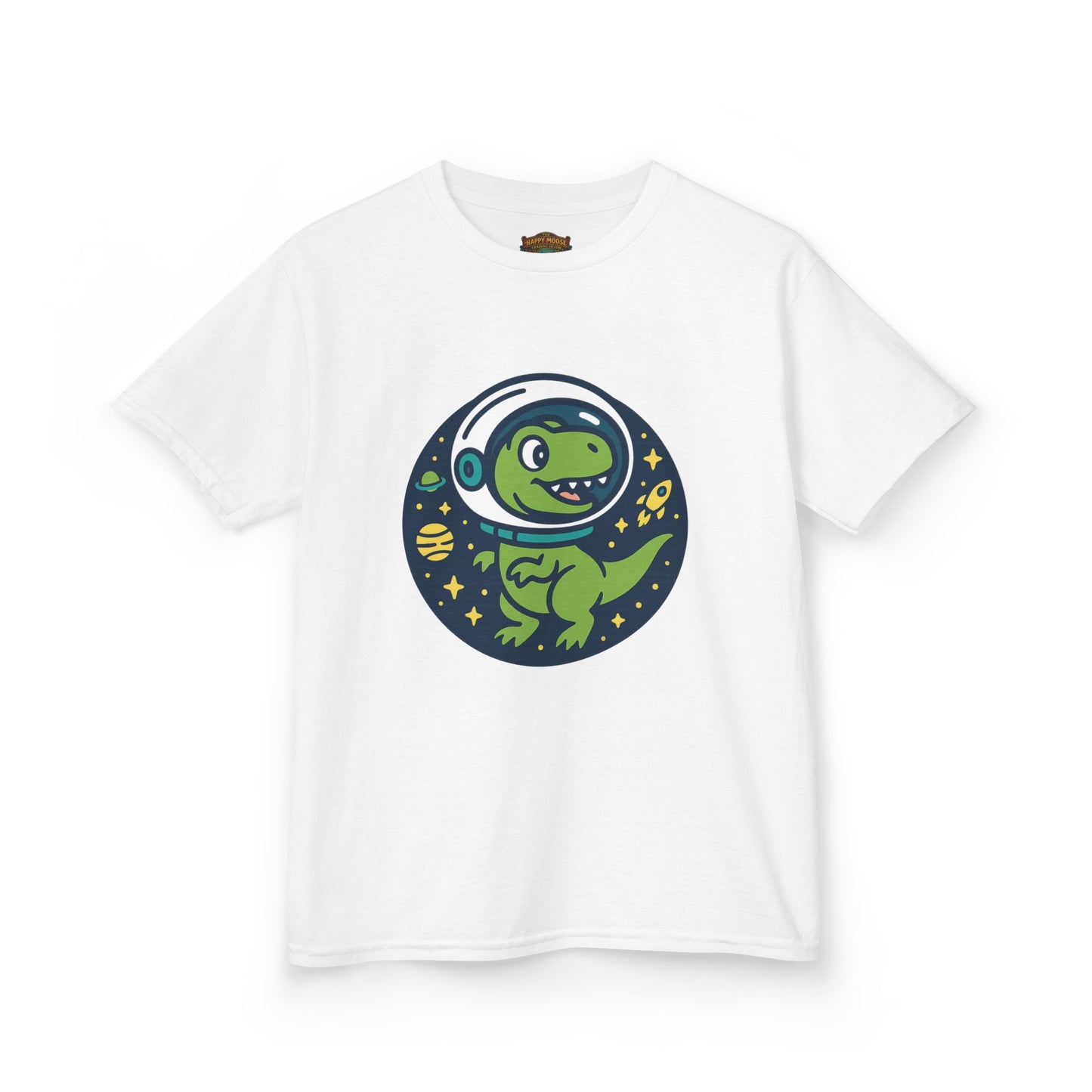 Kids Tee — Space Dino Astronaut Graphic