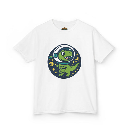 Kids Tee — Space Dino Astronaut Graphic
