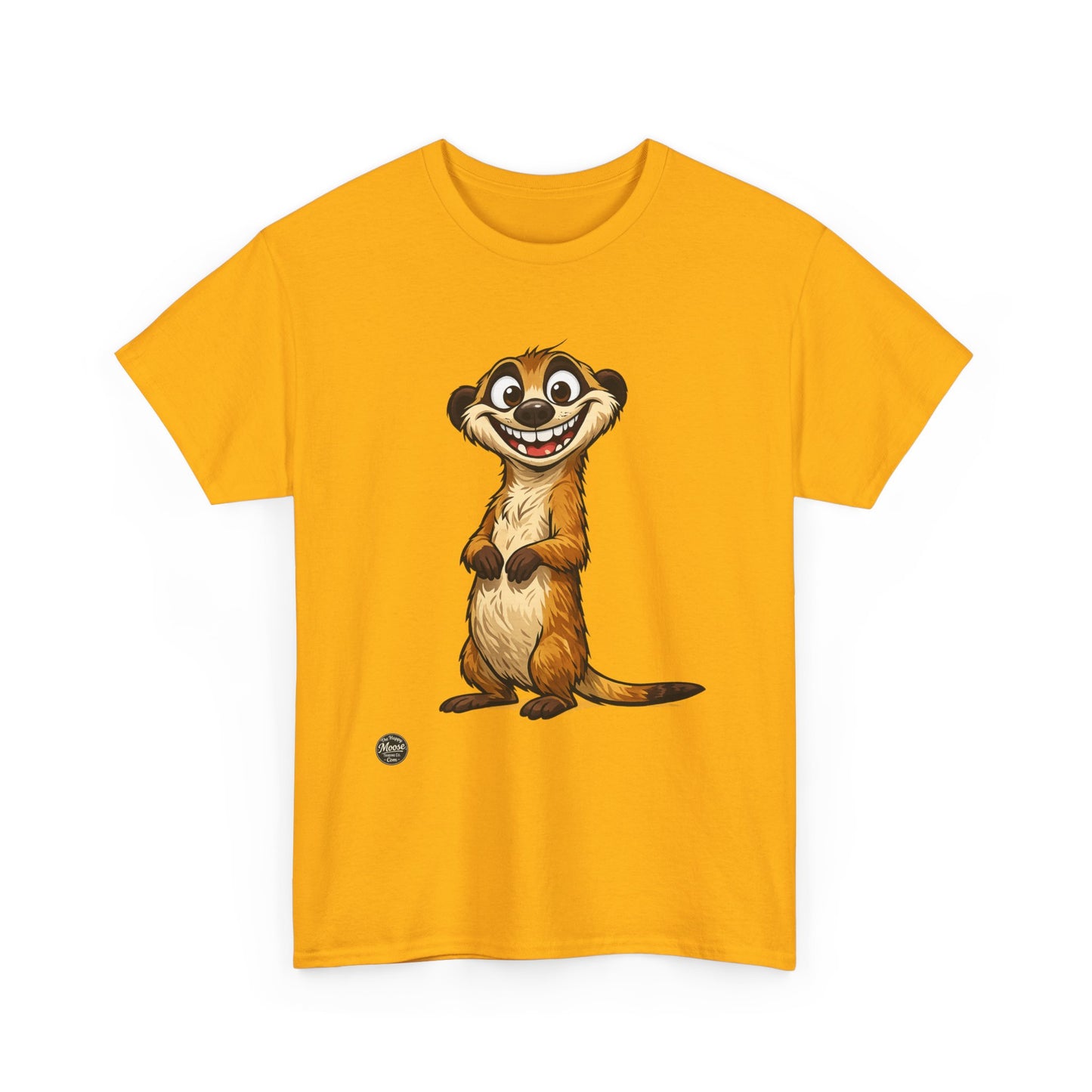 Meerkat Cute Cartoon T-Shirt — Playful Wildlife Tee