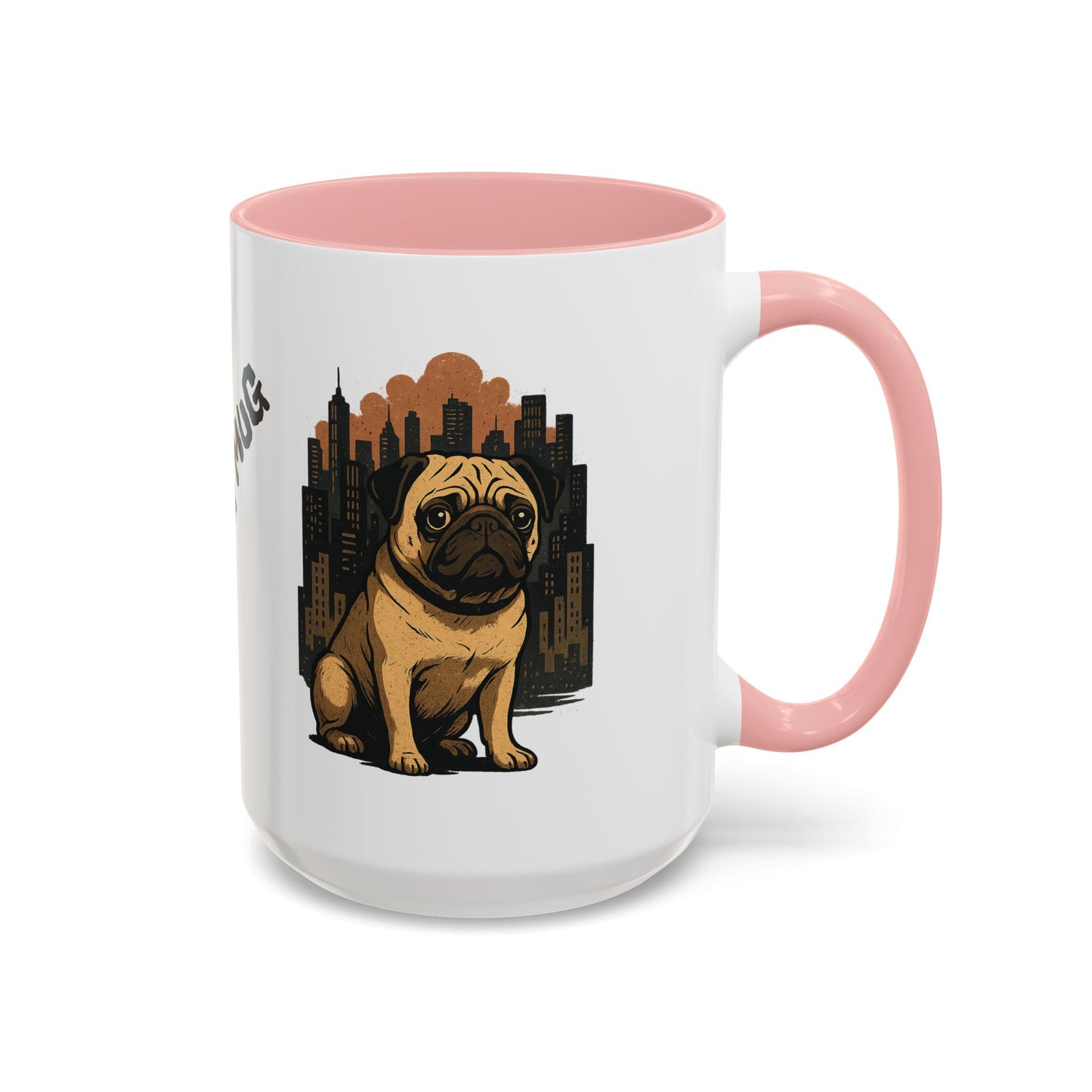My Pug Mug Coffee Mug — Rustic Mountain Sunset Design