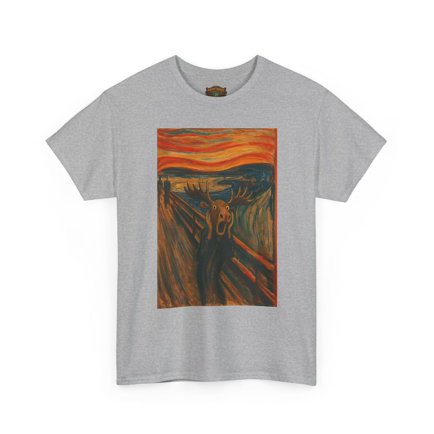 The Scream Art Print T‑Shirt — Vintage Expressionist Graphic Tee