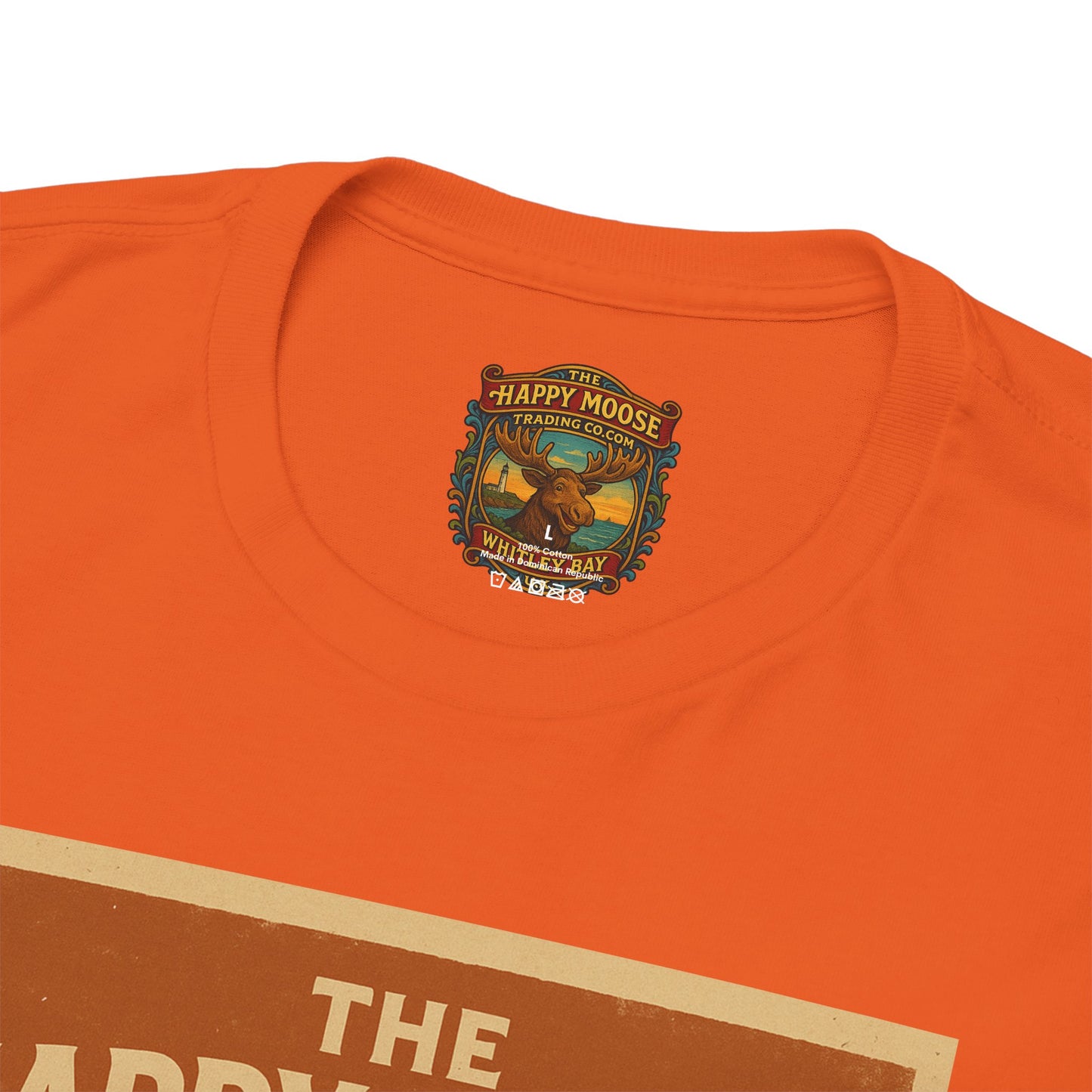 Happy Moose Motorcycle Club T-Shirt | Moose Biker Graphic