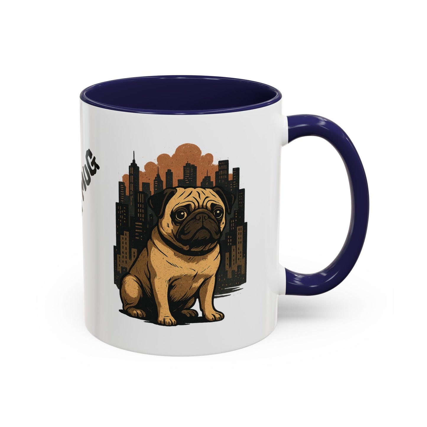 My Pug Mug Coffee Mug — Rustic Mountain Sunset Design