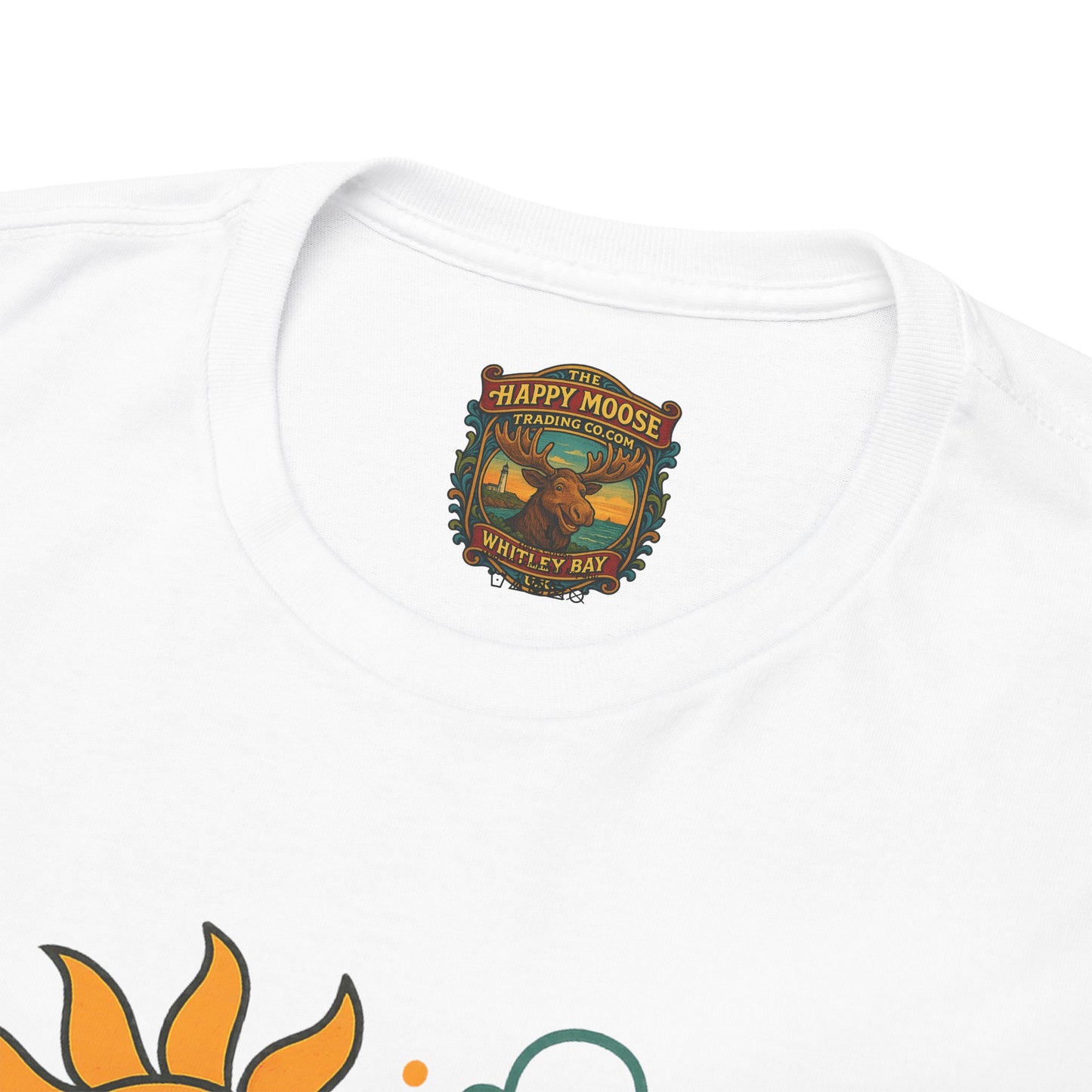 Summer Beach Tee | Surf Waves Palm Tree Graphic