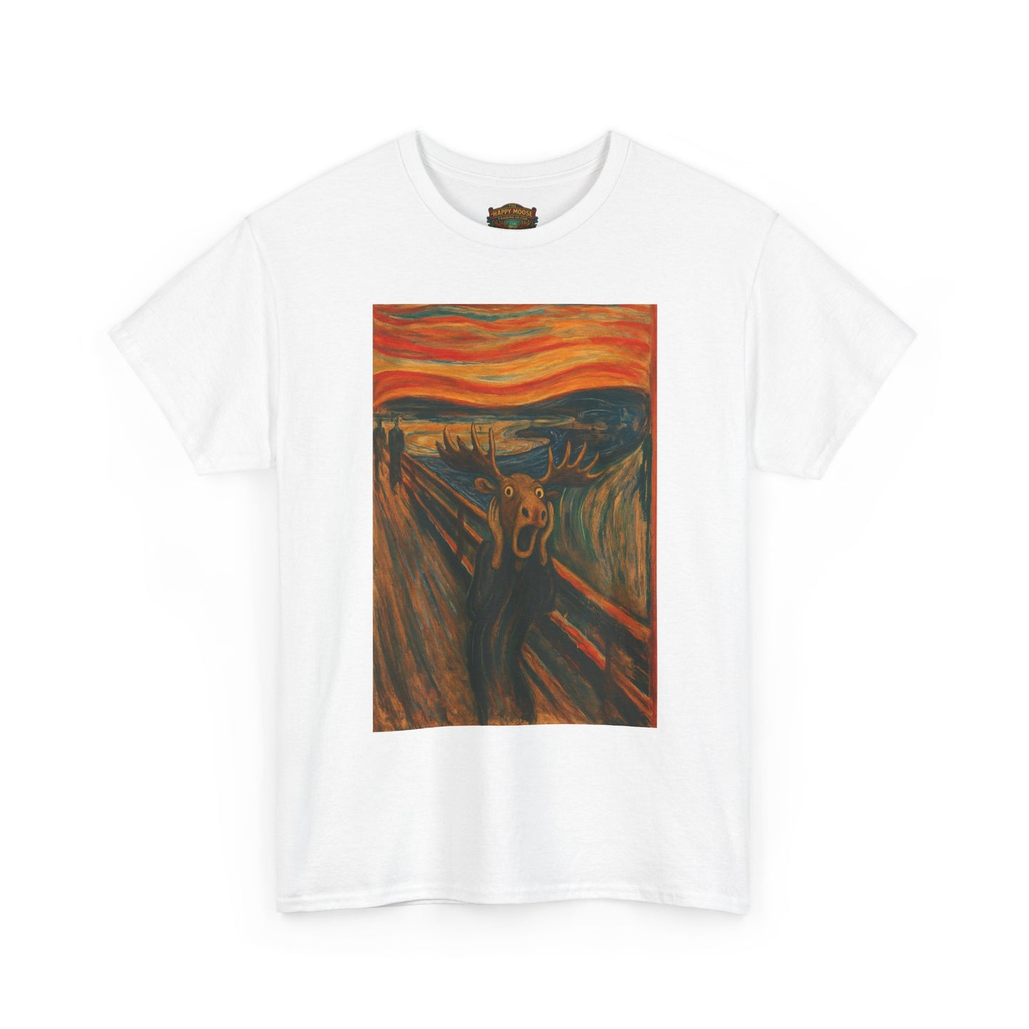 The Scream Art Print T‑Shirt — Vintage Expressionist Graphic Tee