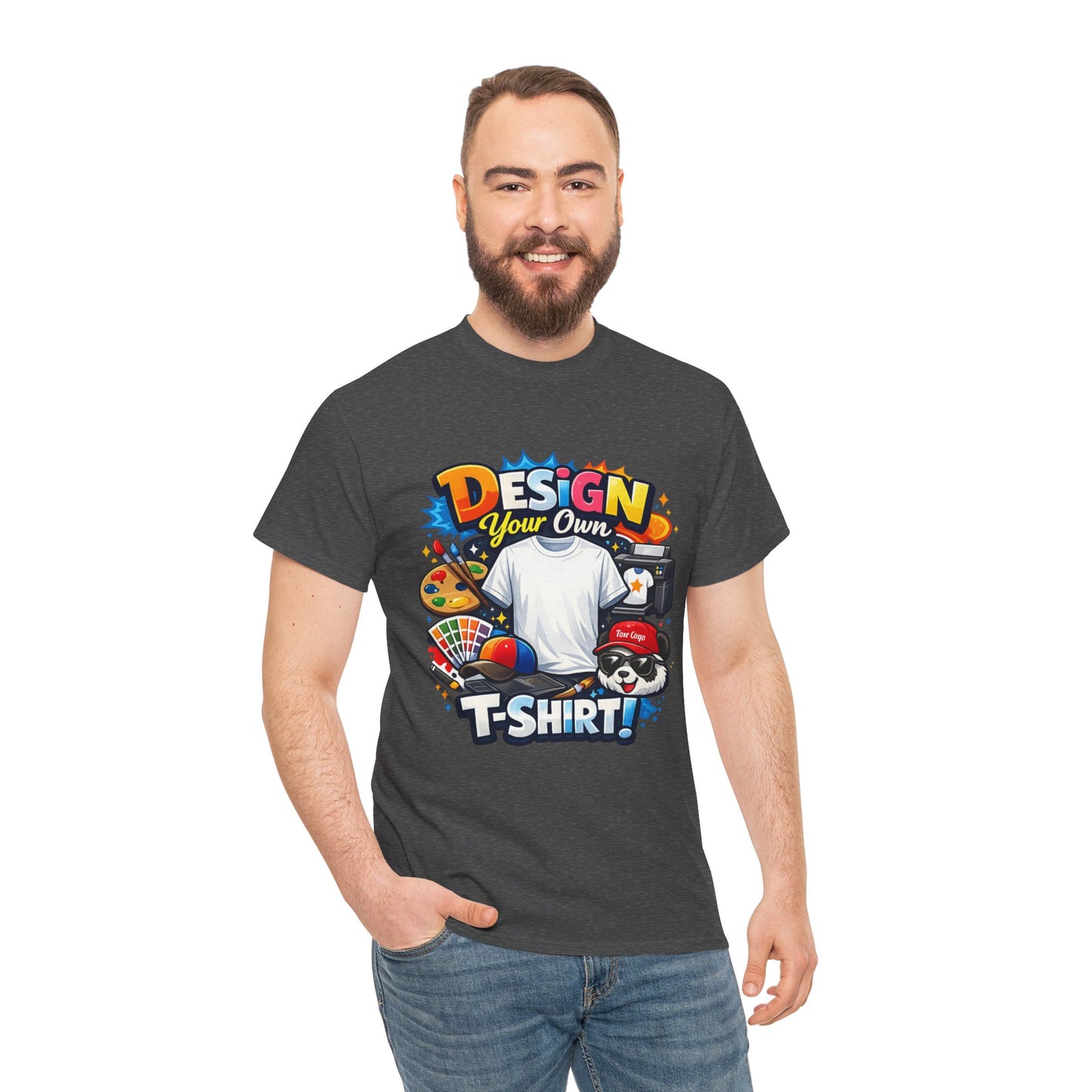 Custom 'Design Your Own' T-Shirt — Personalized Graphic Tee (Front Print)