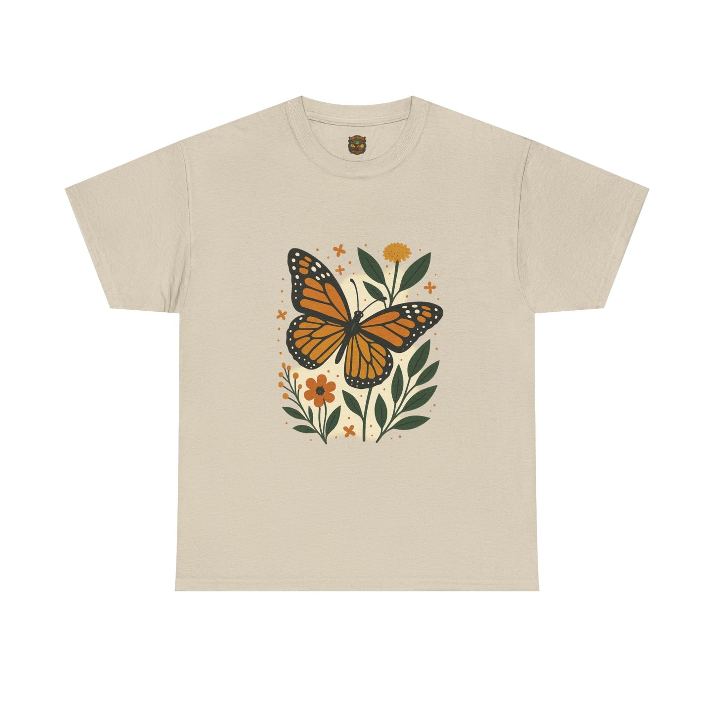 Butterfly T-Shirt — Delicate Monarch Tee for Nature Lovers
