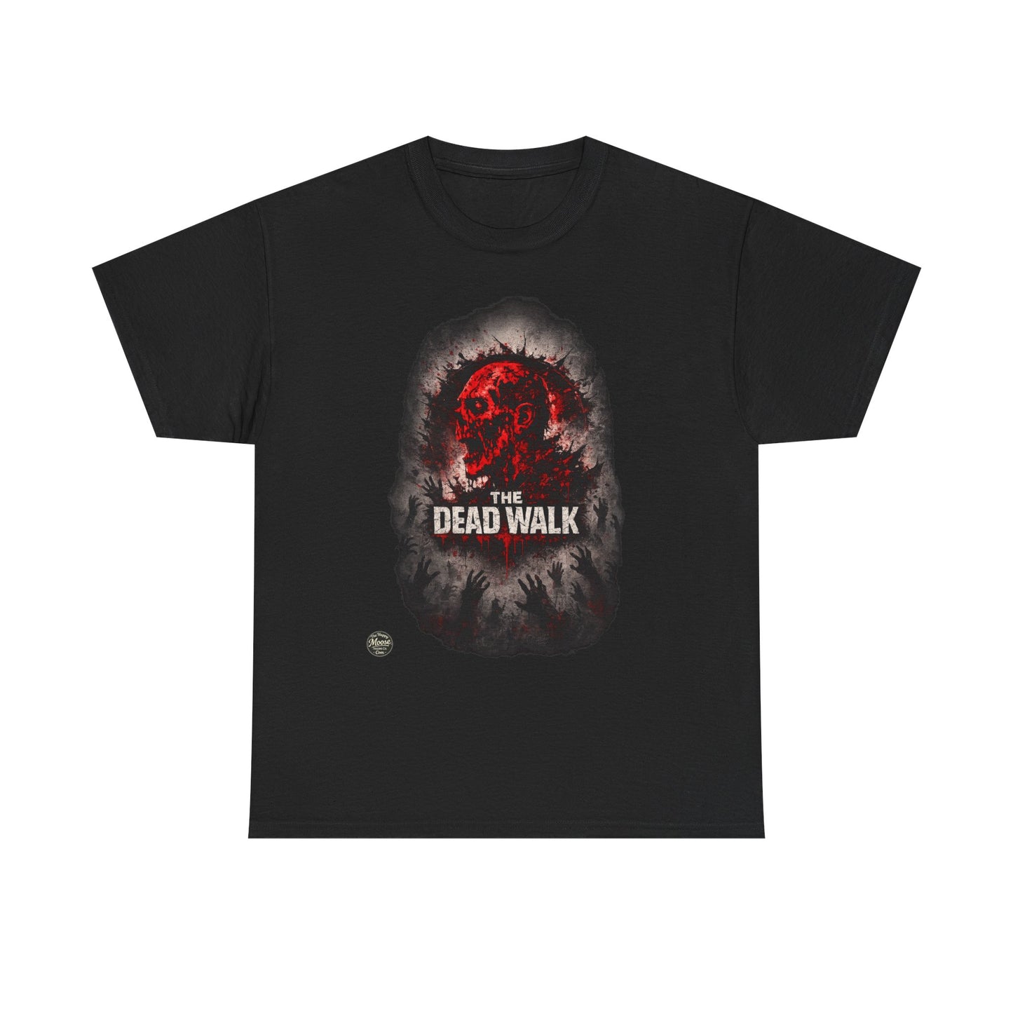 Zombie Graphic Tee — "The Dead Walk" Horror T-Shirt EZ003