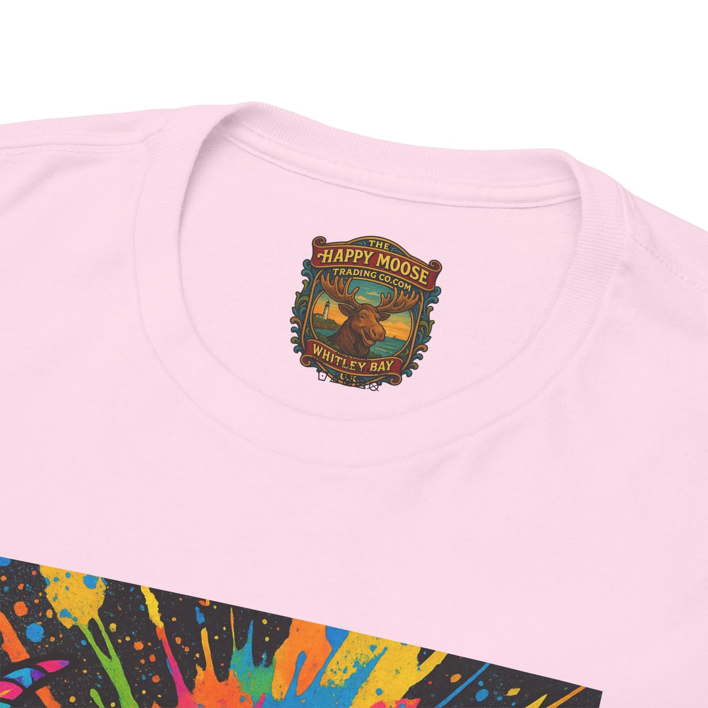 Psychedelic Highland Cow T-Shirt | Retro Rainbow Cow Art 4