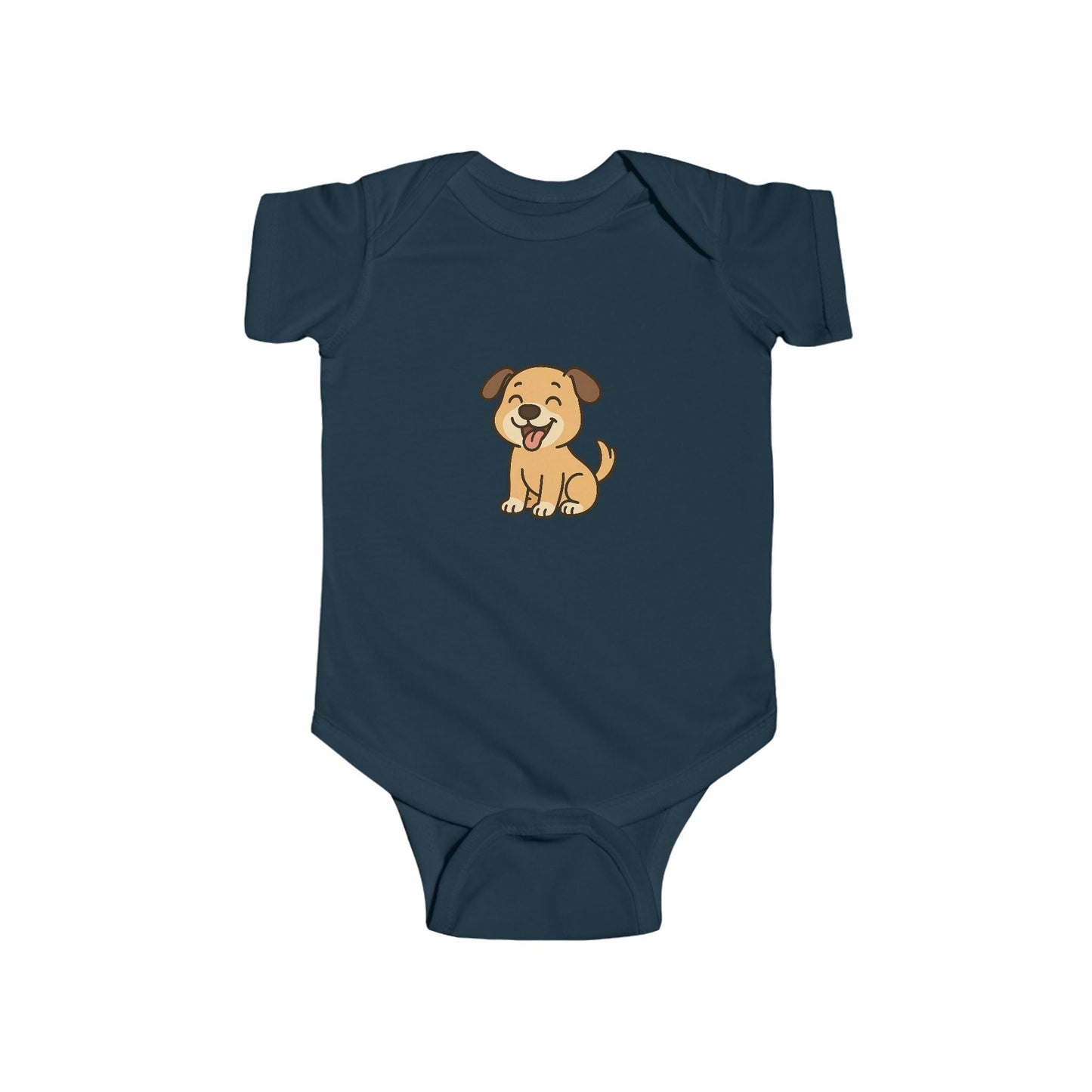 Cute Puppy Infant Bodysuit – Adorable Cartoon Dog Baby Onesie
