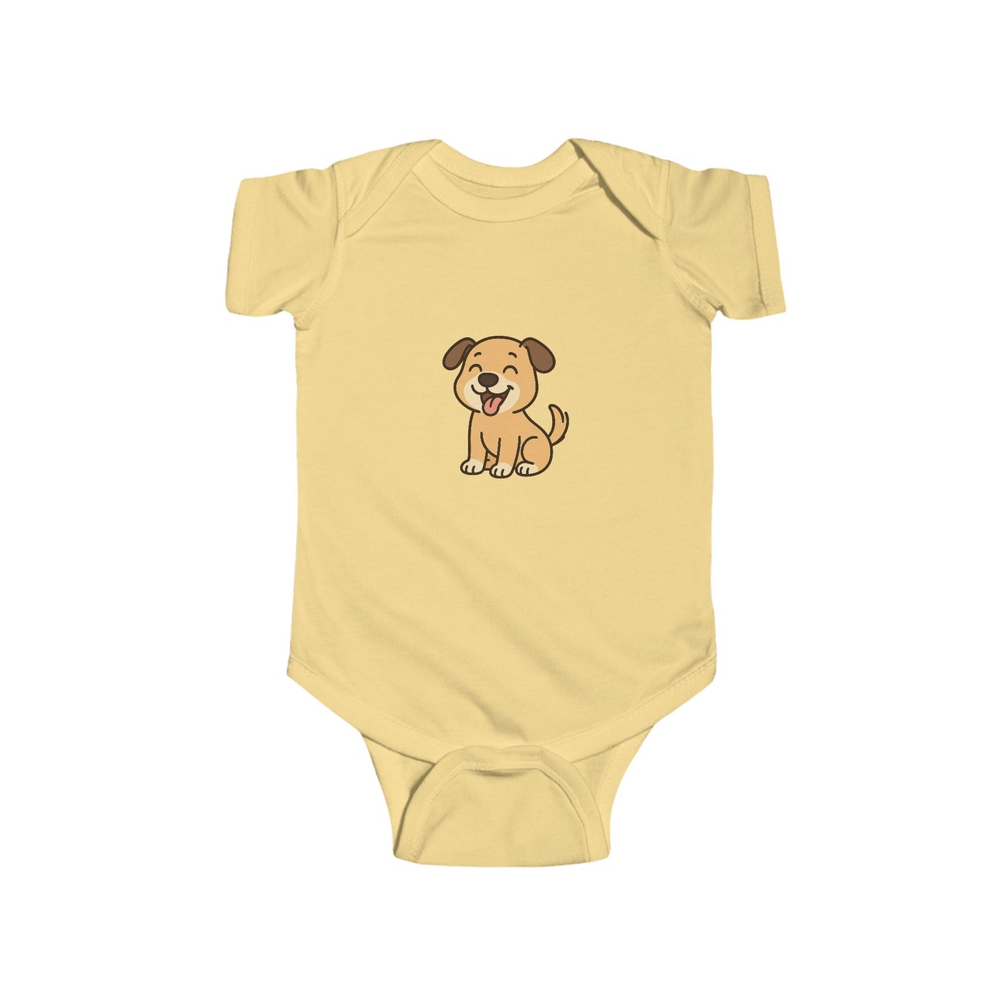 Cute Puppy Infant Bodysuit – Adorable Cartoon Dog Baby Onesie