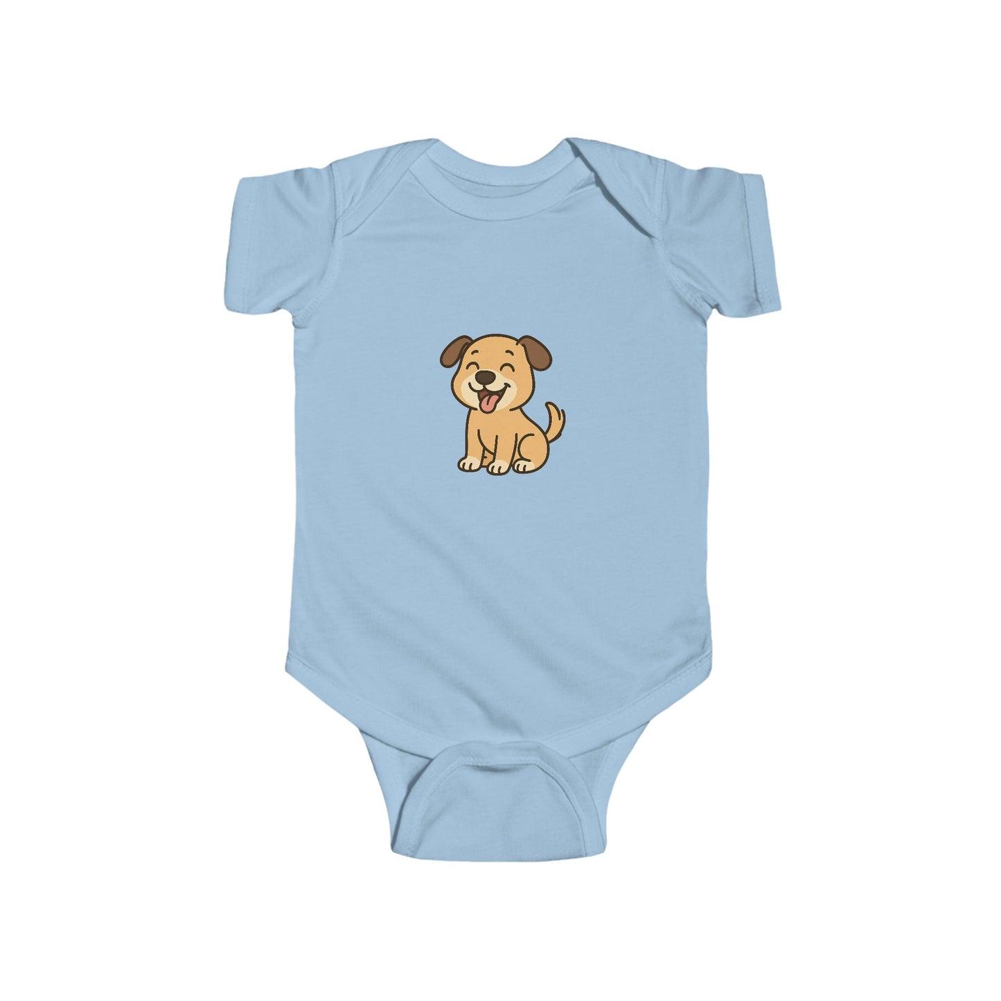 Cute Puppy Infant Bodysuit – Adorable Cartoon Dog Baby Onesie
