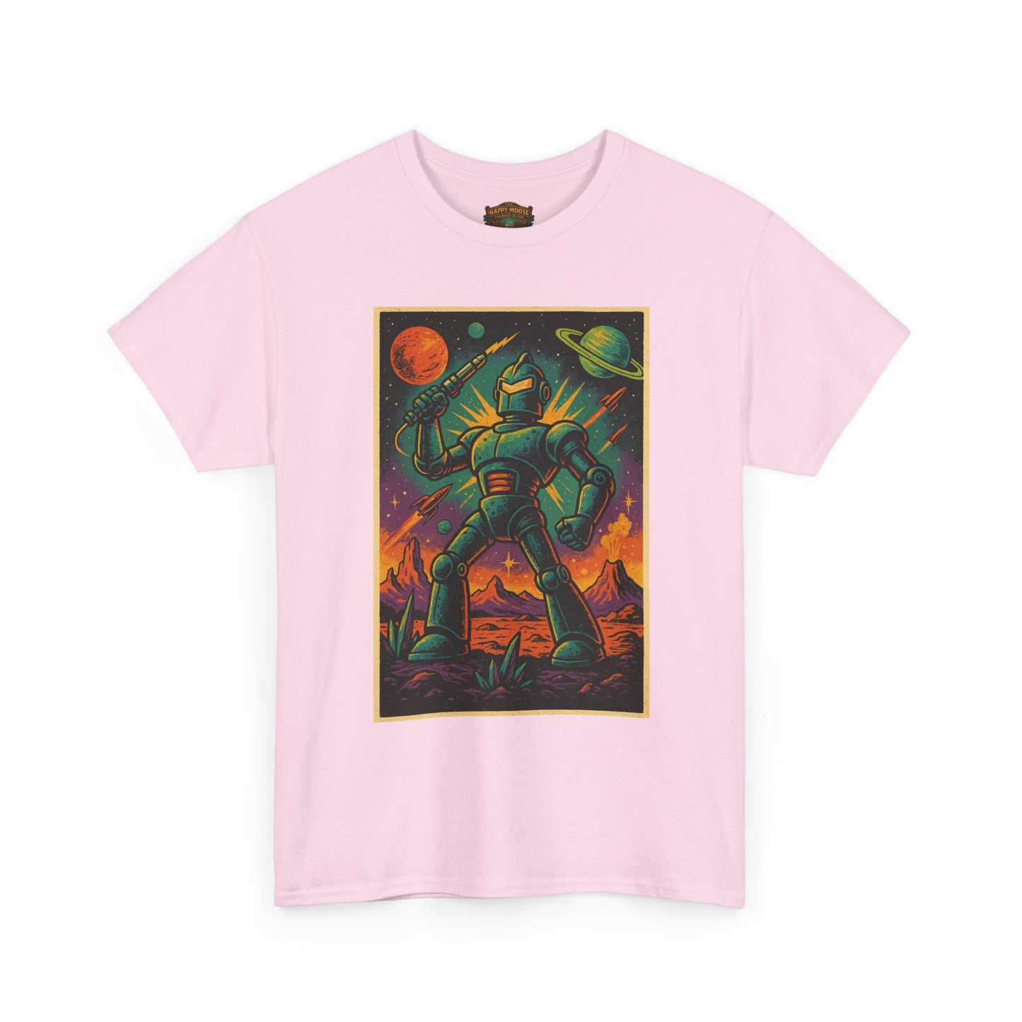 Space Robot T-Shirt | Retro Astronaut Droid Graphic Tee