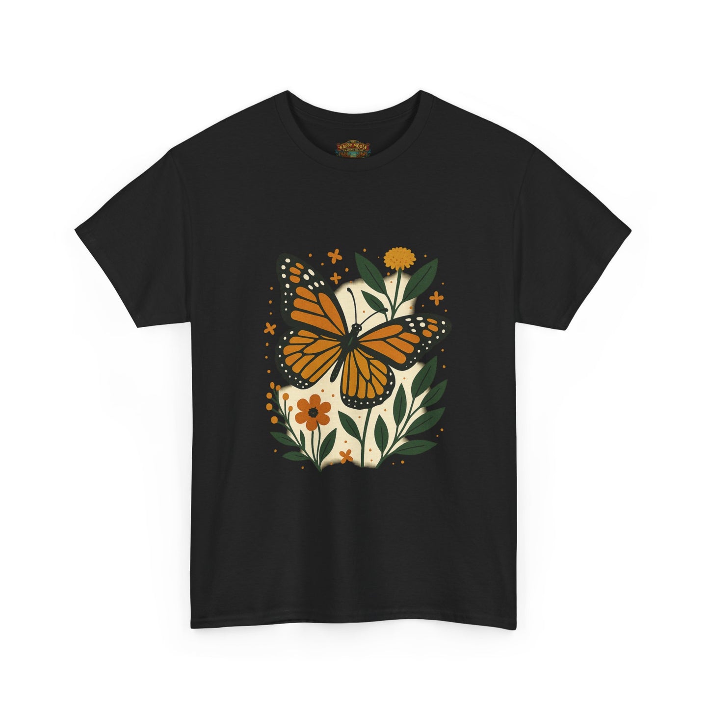 Butterfly T-Shirt — Delicate Monarch Tee for Nature Lovers