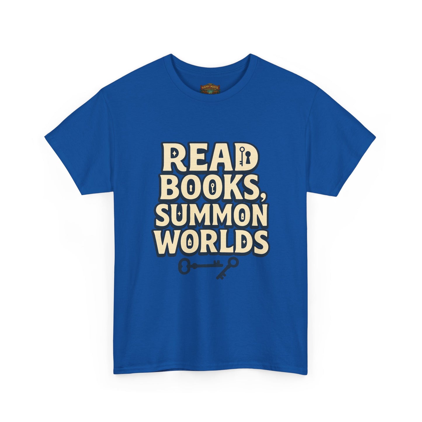 Read Books Summon Worlds T-Shirt — Literary Fantasy Book Lover Tee
