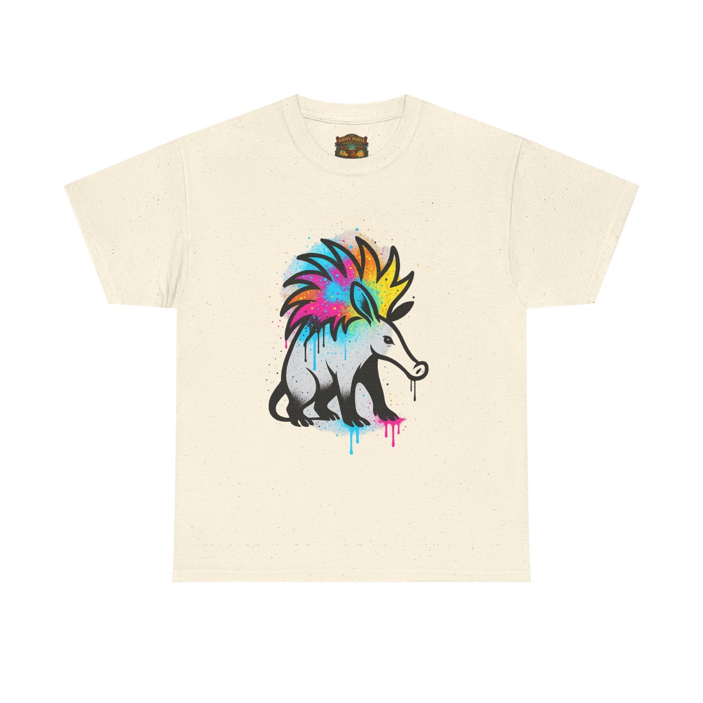 Porcupine Graffiti T-Shirt — Colorful Street Art Animal Tee