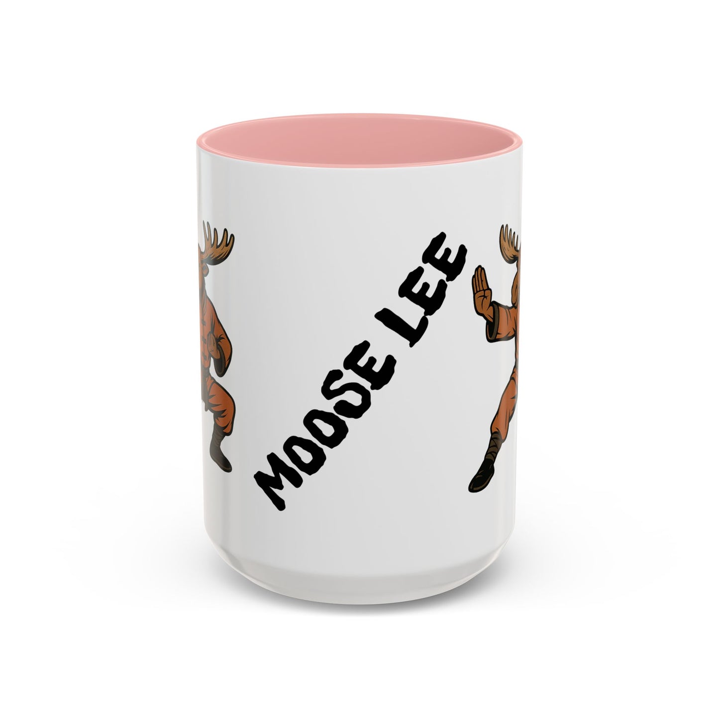 Moose Lee Martial Arts Accent Coffee Mug — Funny Moose Kung Fu 11/15oz