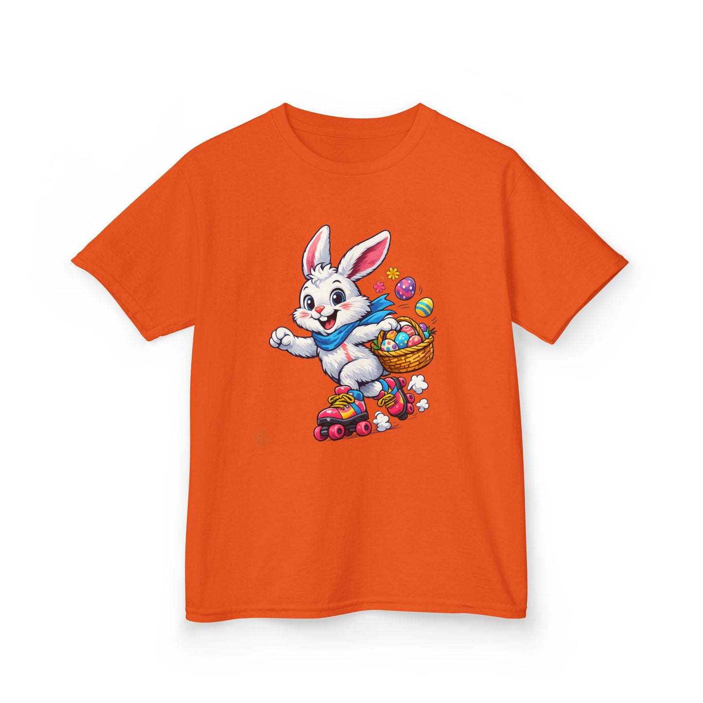 Kids Easter Bunny T-Shirt — Bunny with Easter Eggs Basket