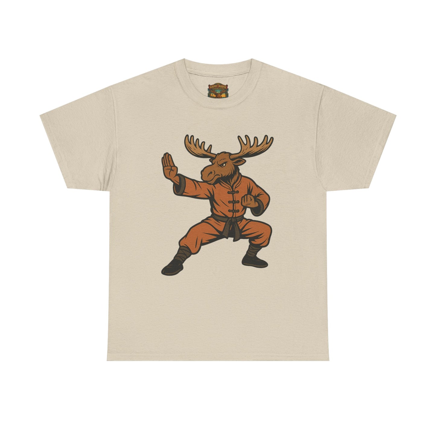 Moose Lee Kung Fu T-Shirt — Martial Arts Moose Graphic Tee