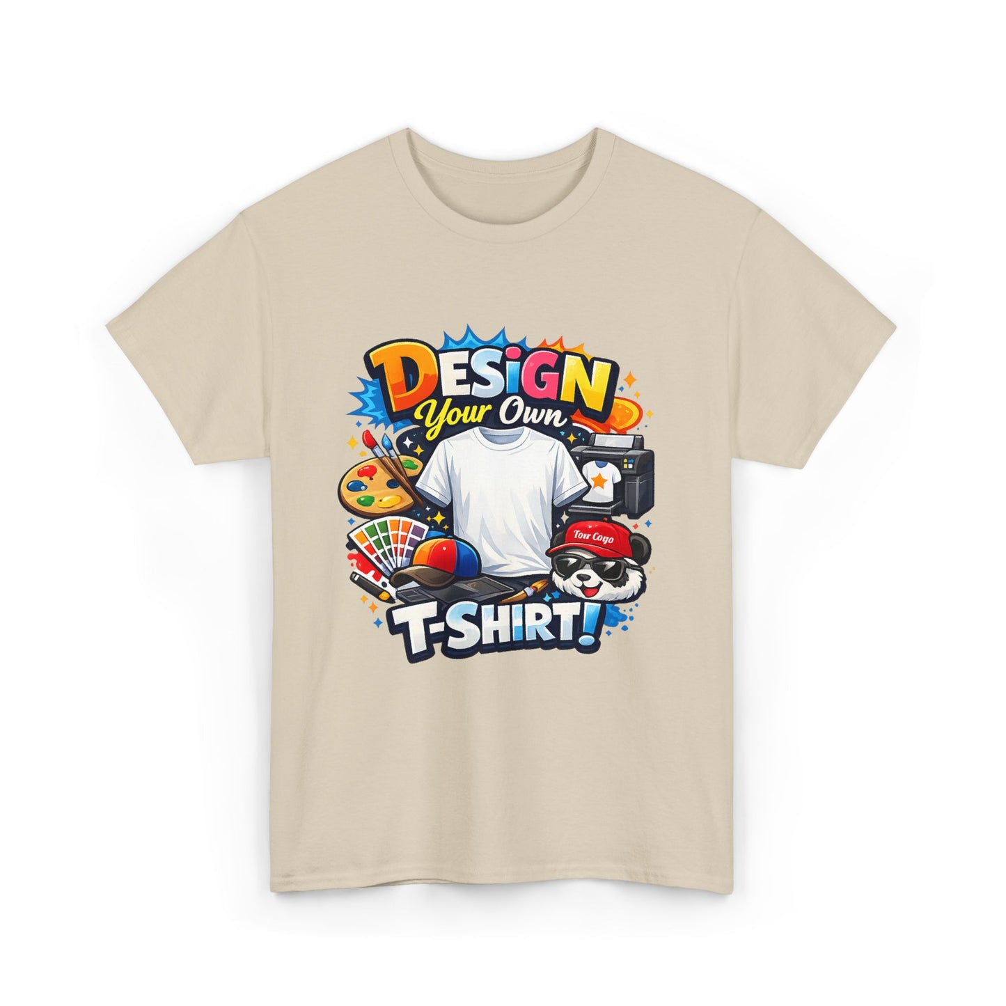 Custom 'Design Your Own' T-Shirt — Personalized Graphic Tee (Front Print)