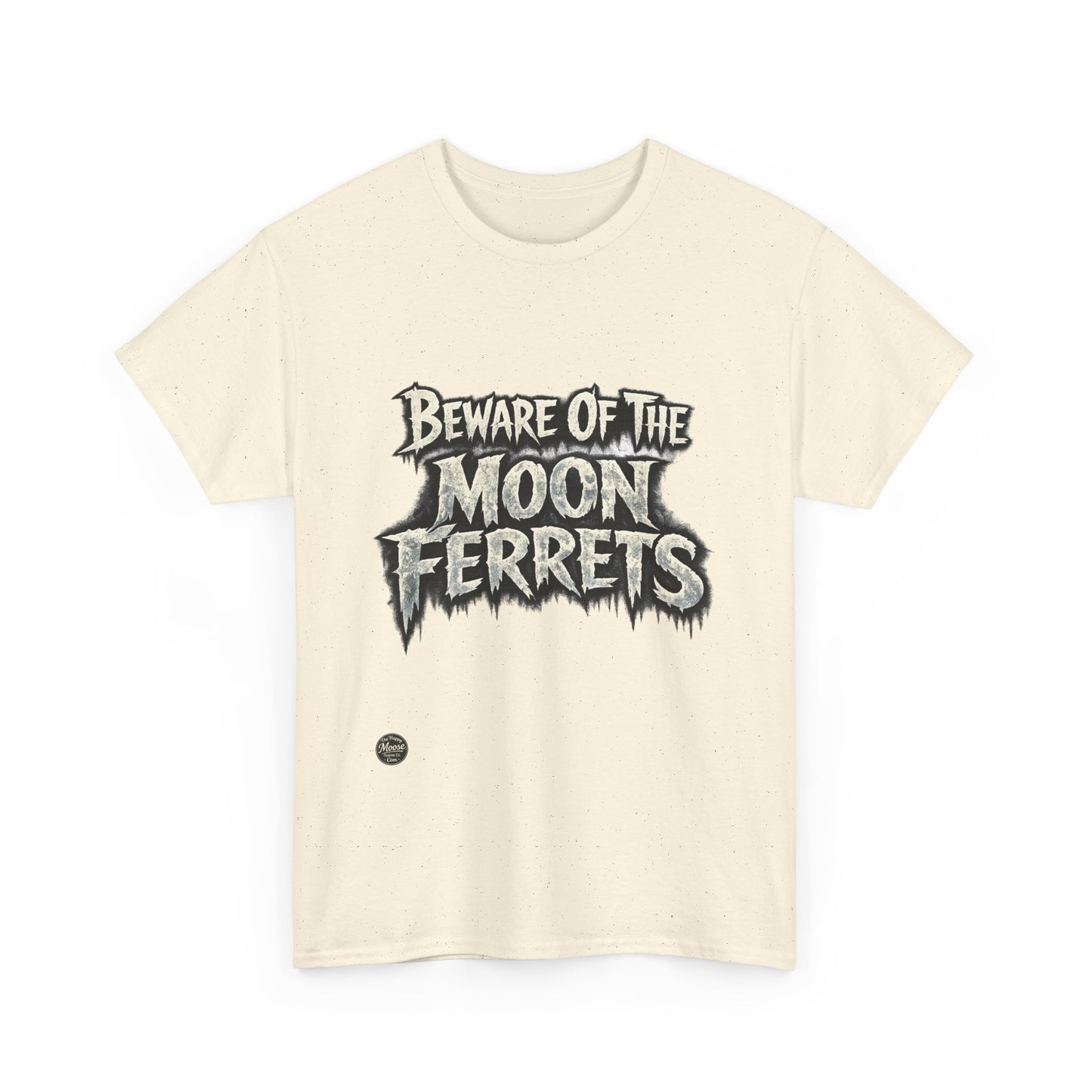Beware of the Moon Ferrets T-Shirt — Cute Spooky Ferret Graphic Tee