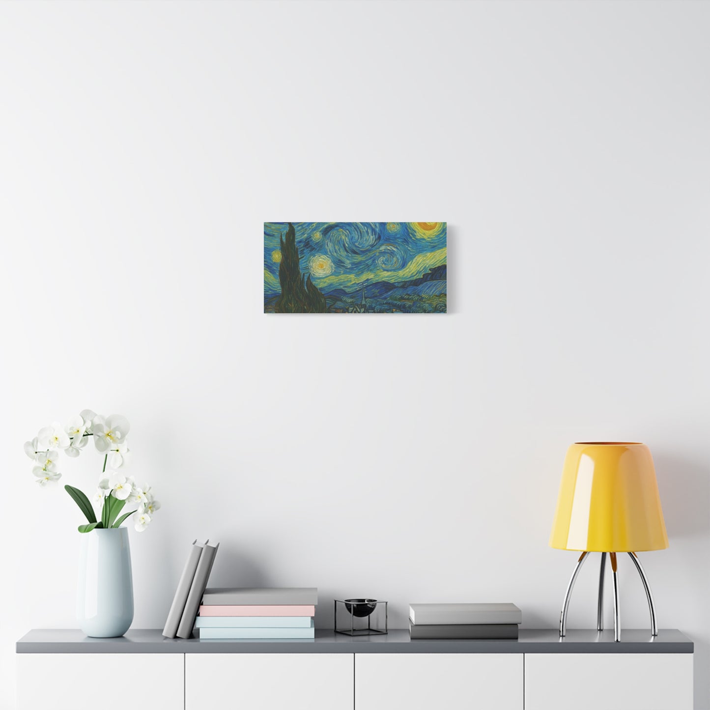 Starry Night Matte Canvas Print — Stretched 1.25" Wall Art