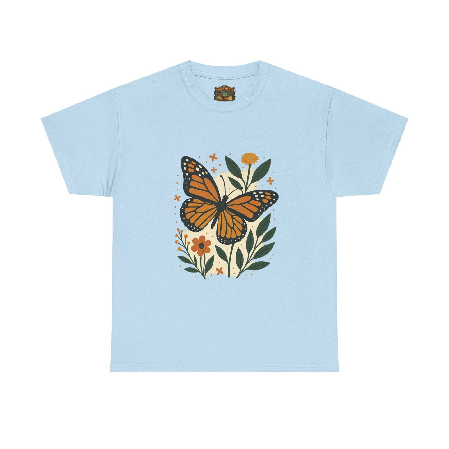 Butterfly T-Shirt — Delicate Monarch Tee for Nature Lovers
