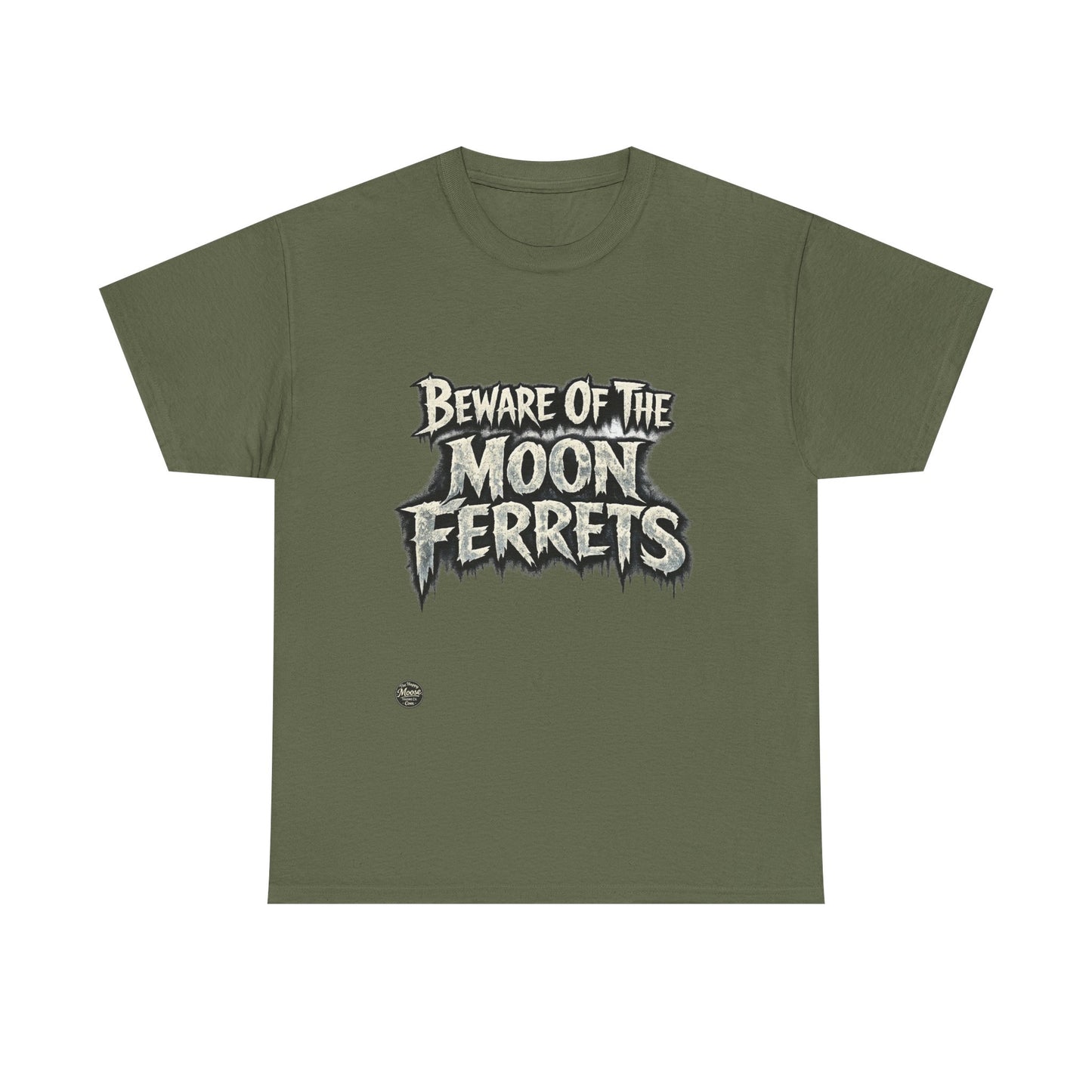 Beware of the Moon Ferrets T-Shirt — Cute Spooky Ferret Graphic Tee