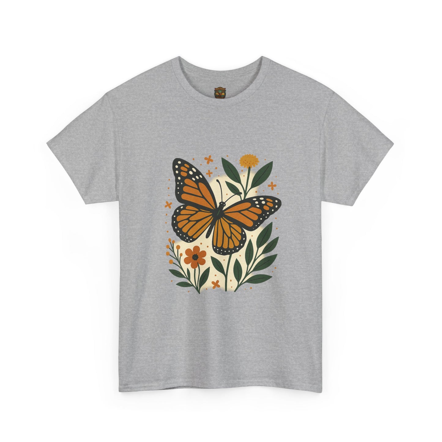 Butterfly T-Shirt — Delicate Monarch Tee for Nature Lovers