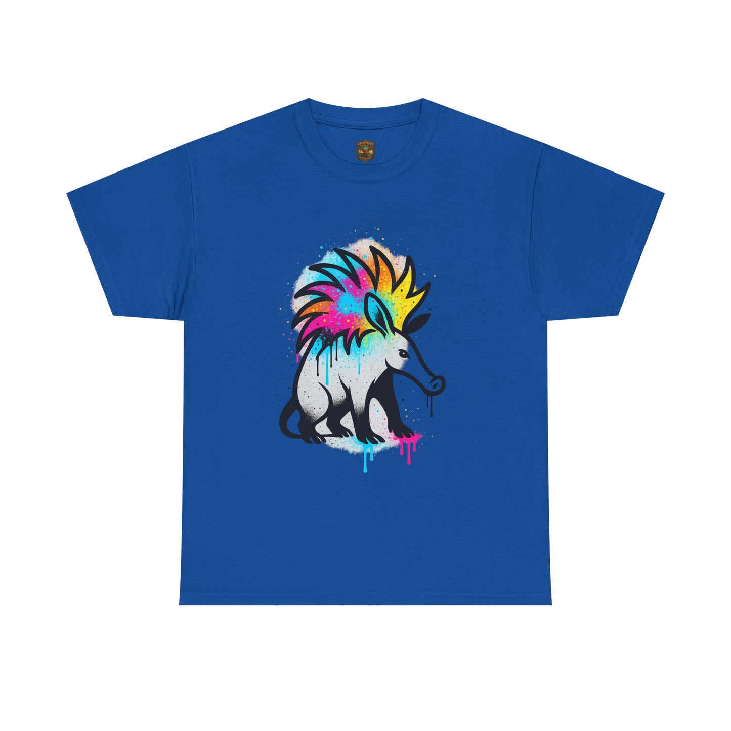 Porcupine Graffiti T-Shirt — Colorful Street Art Animal Tee