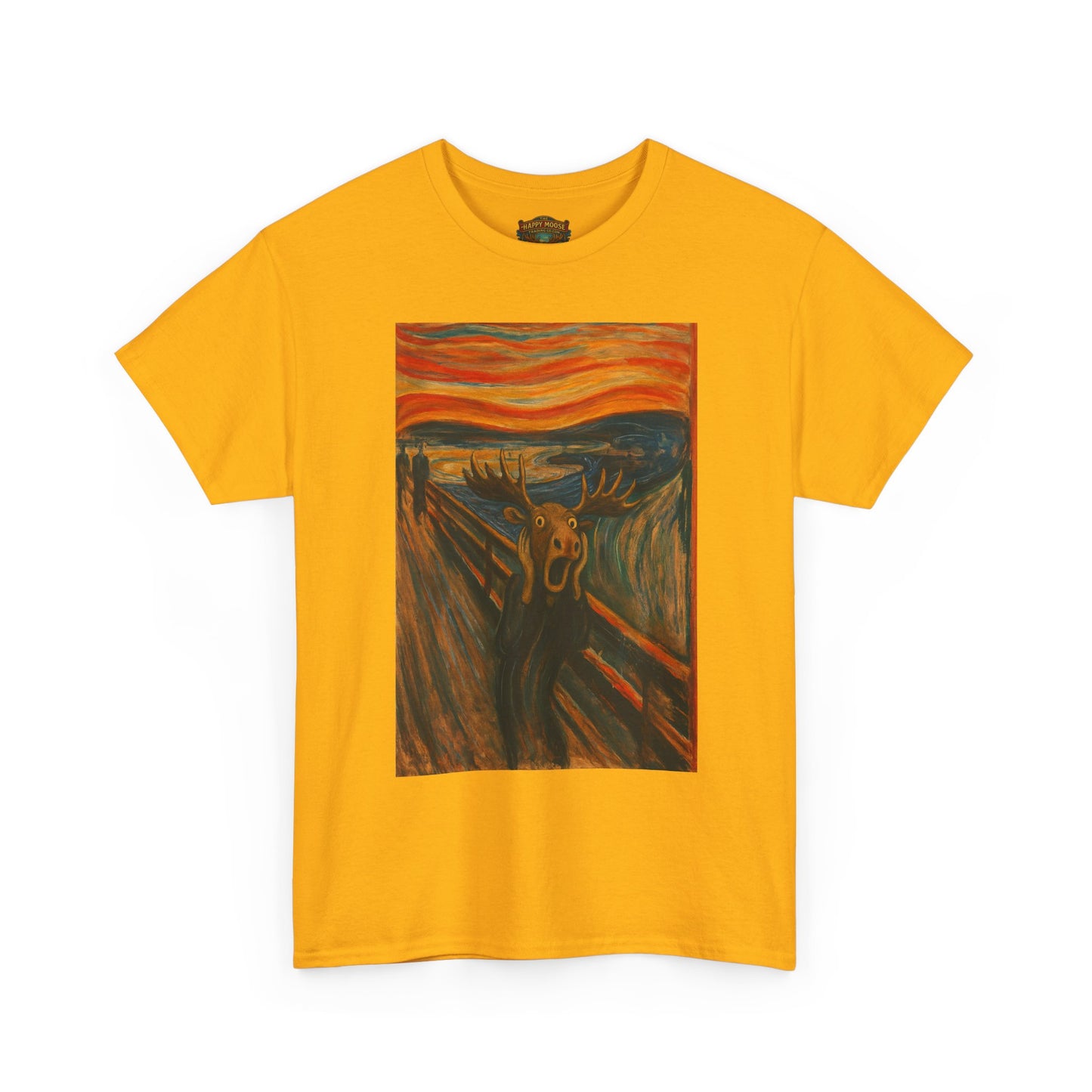 The Scream Art Print T‑Shirt — Vintage Expressionist Graphic Tee