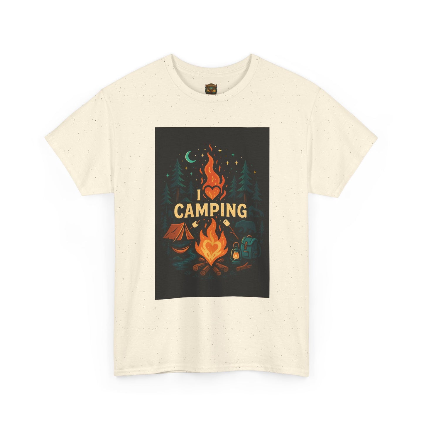 Camping Campfire Graphic Tee | Outdoor Adventure Shirt
