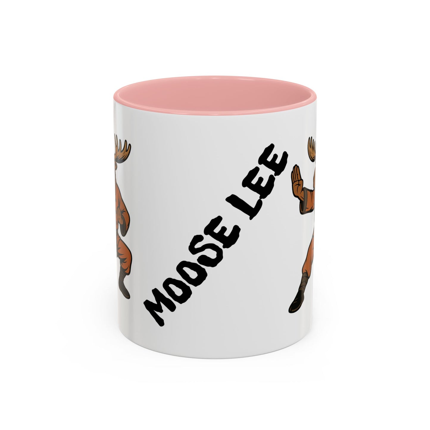 Moose Lee Martial Arts Accent Coffee Mug — Funny Moose Kung Fu 11/15oz