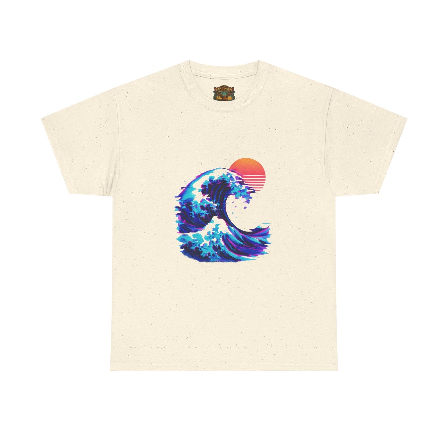 Wave Sunset T-Shirt — Retro Ocean Wave Graphic Tee
