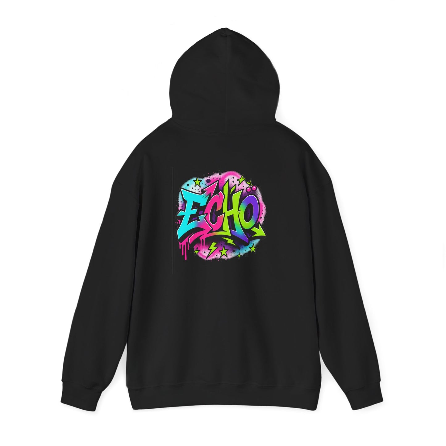 Echo Graffiti Hoodie — Colorful Street Art Pullover