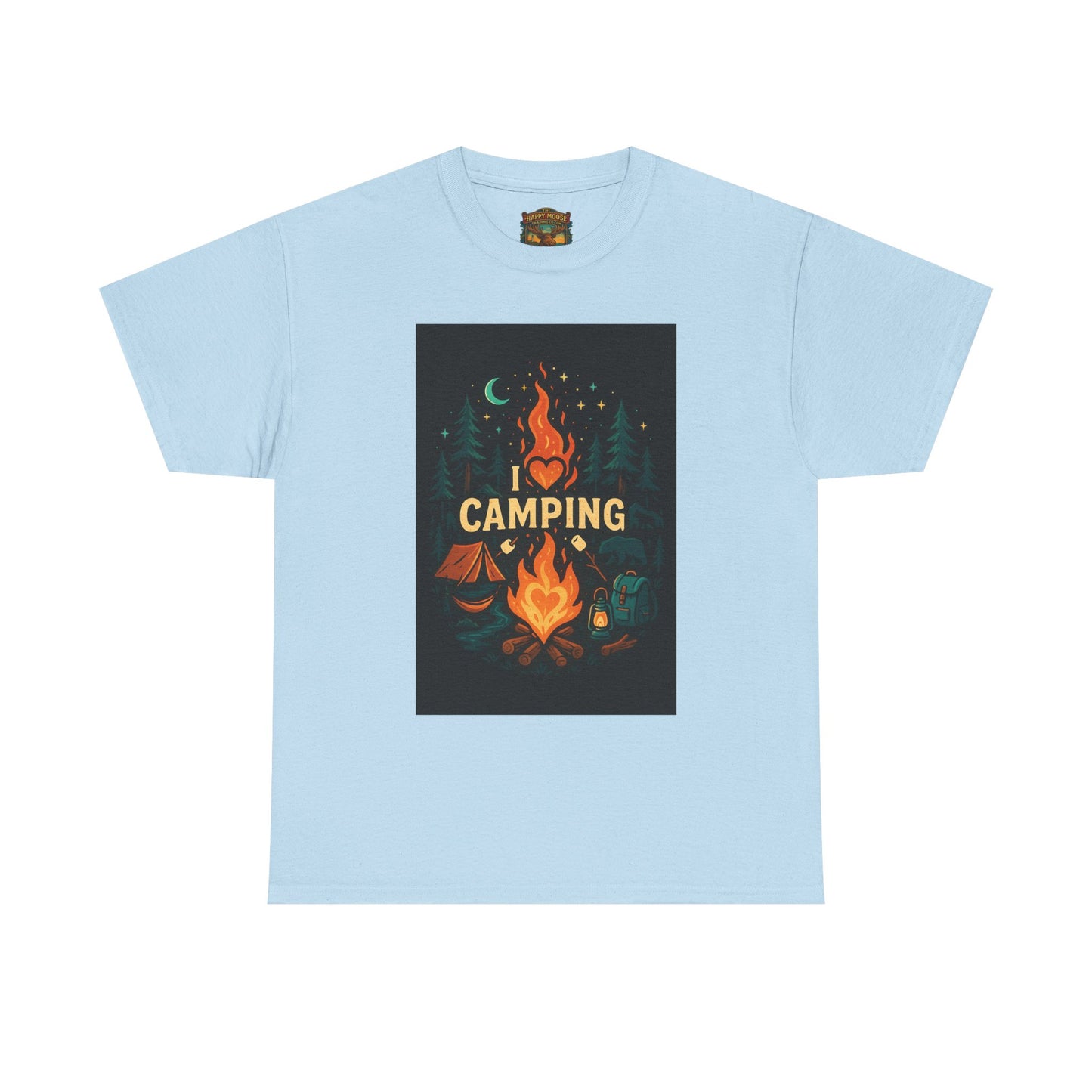 Camping Campfire Graphic Tee | Outdoor Adventure Shirt