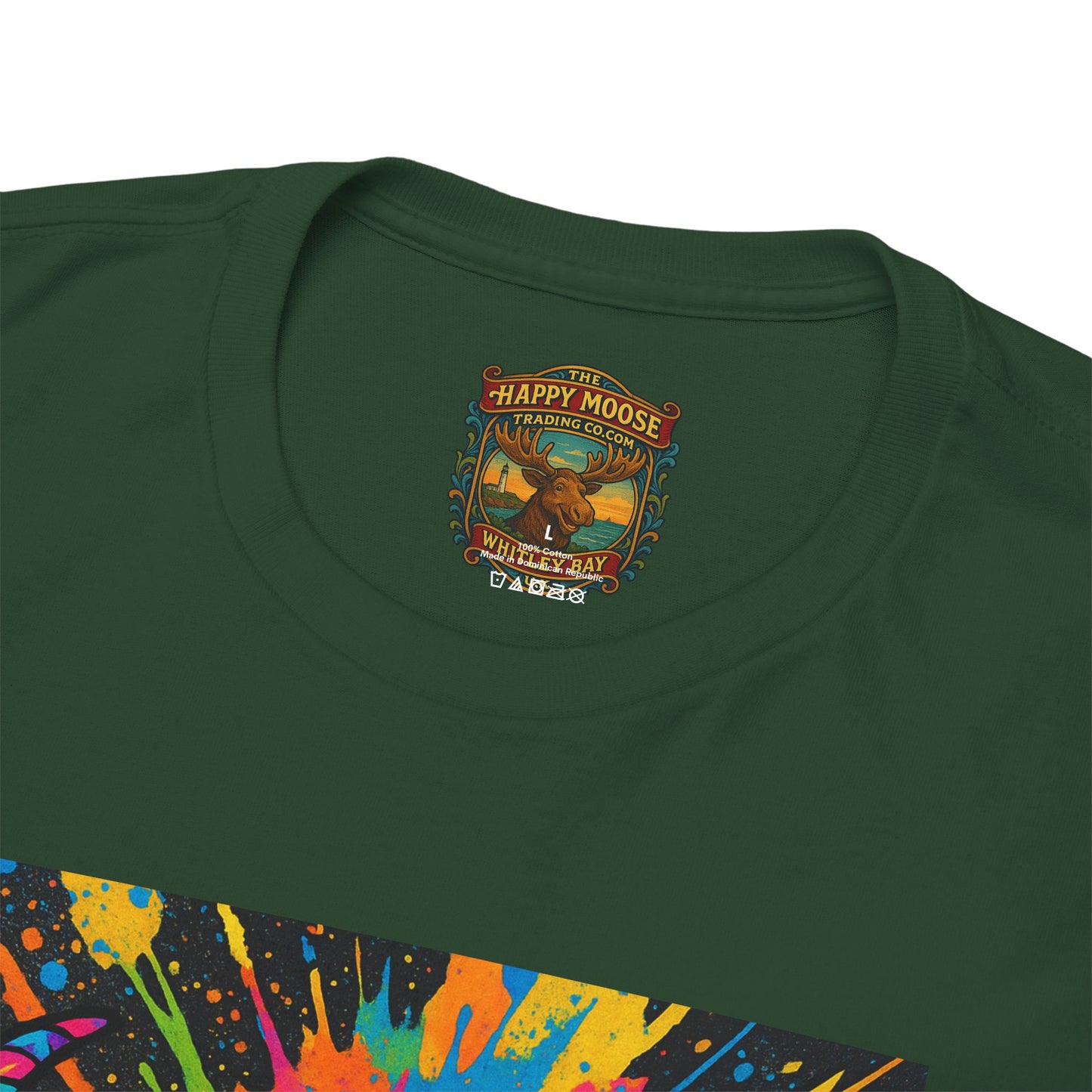 Psychedelic Highland Cow T-Shirt | Retro Rainbow Cow Art 4