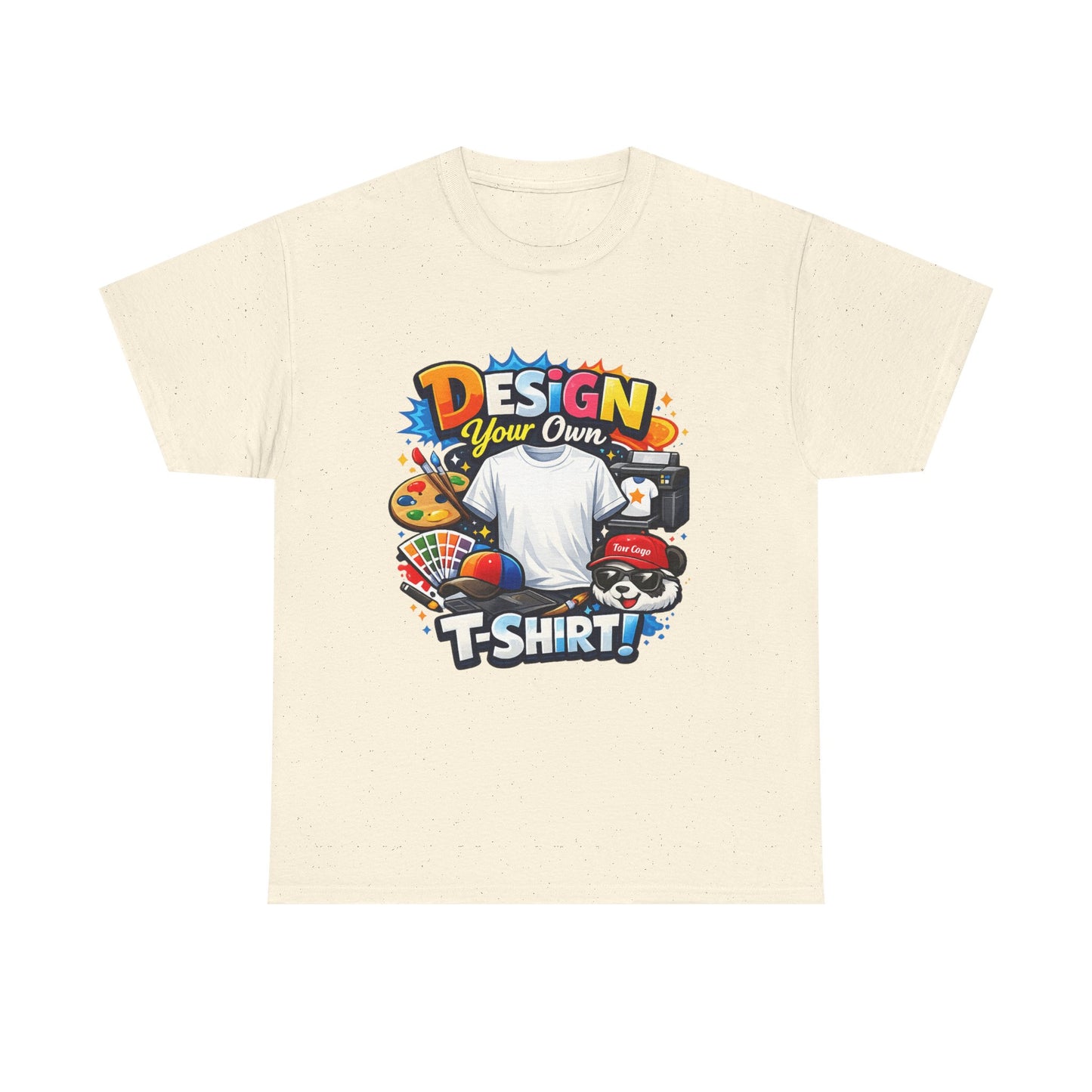 Custom 'Design Your Own' T-Shirt — Personalized Graphic Tee (Front And Rear Print)