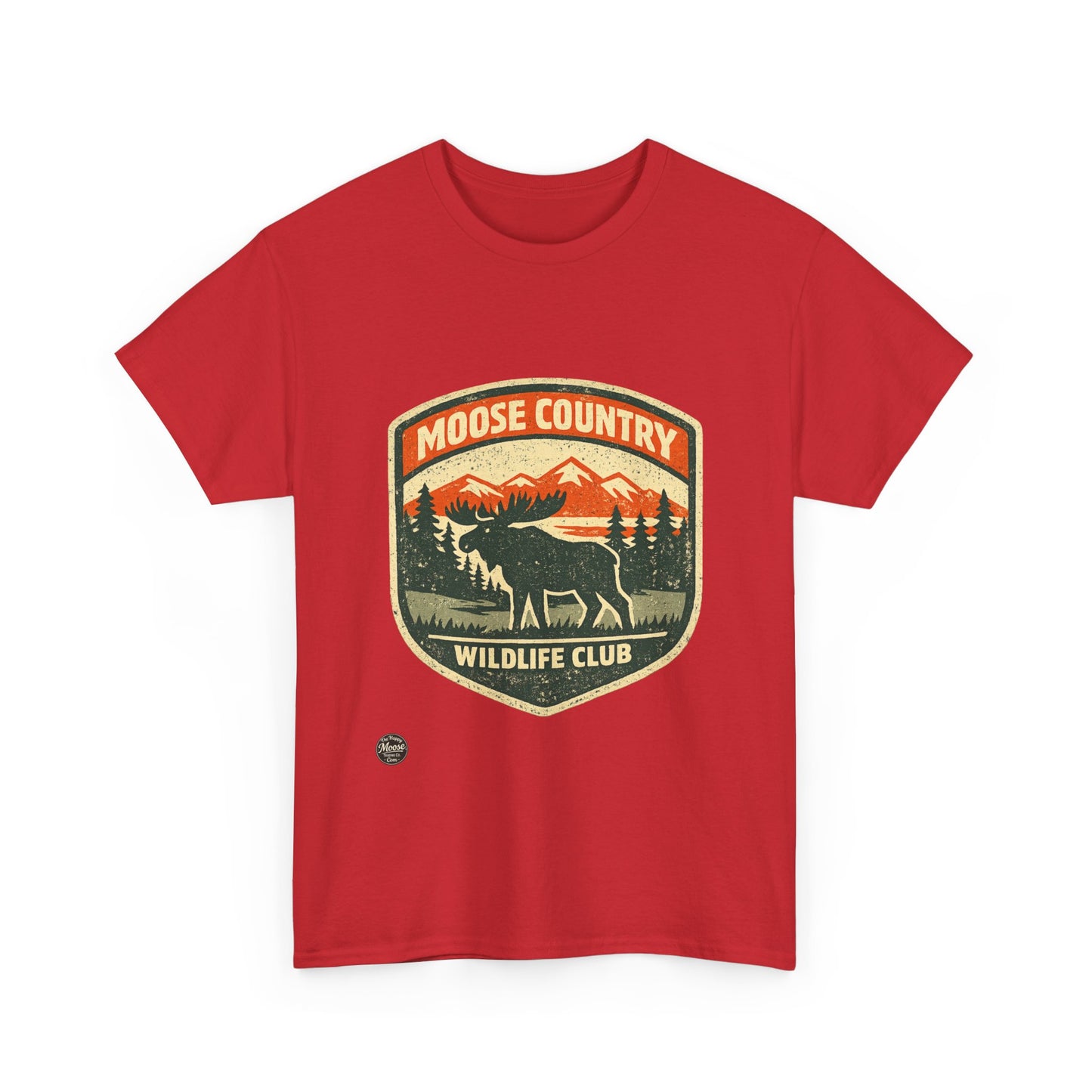 Moose Country Wildlife Club T-Shirt — Outdoor Hunting & Nature Tee
