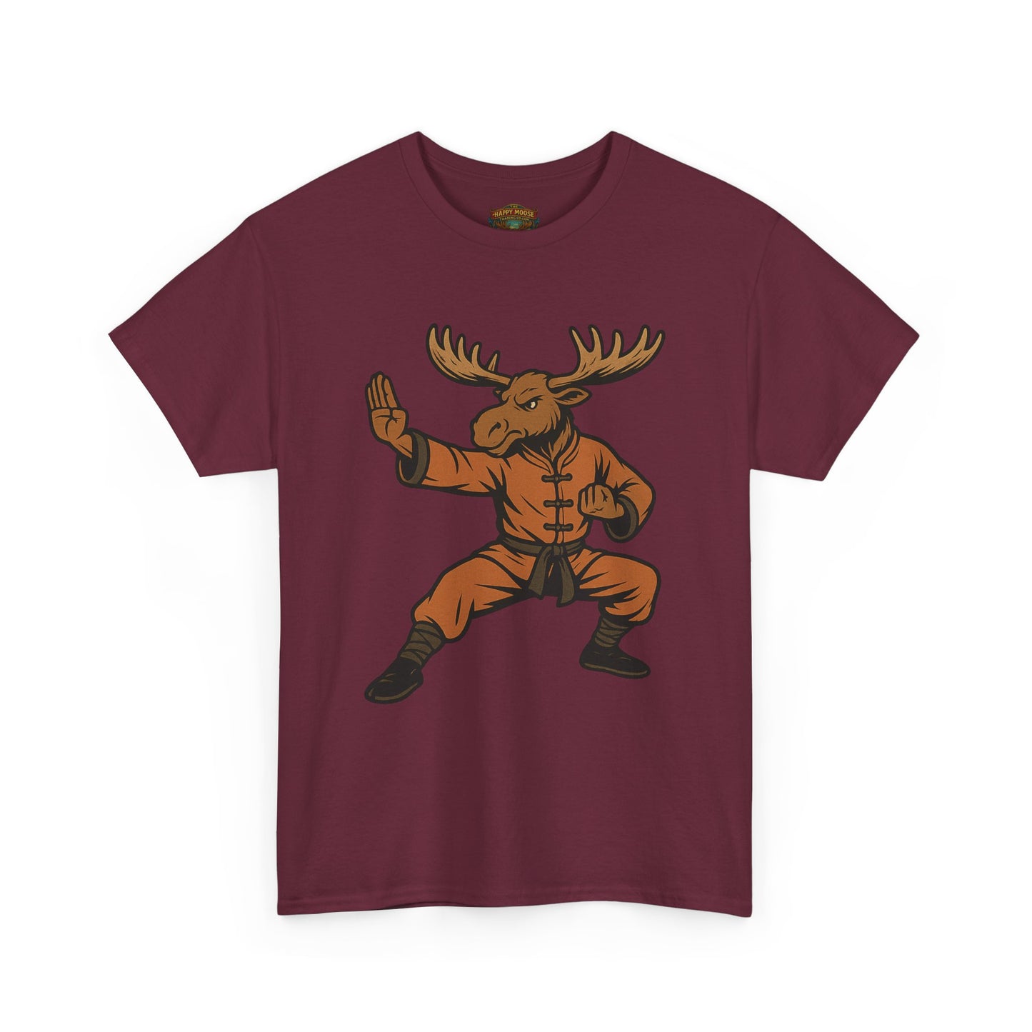 Moose Lee Kung Fu T-Shirt — Martial Arts Moose Graphic Tee