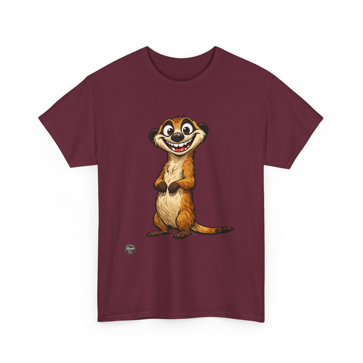 Meerkat Cute Cartoon T-Shirt — Playful Wildlife Tee