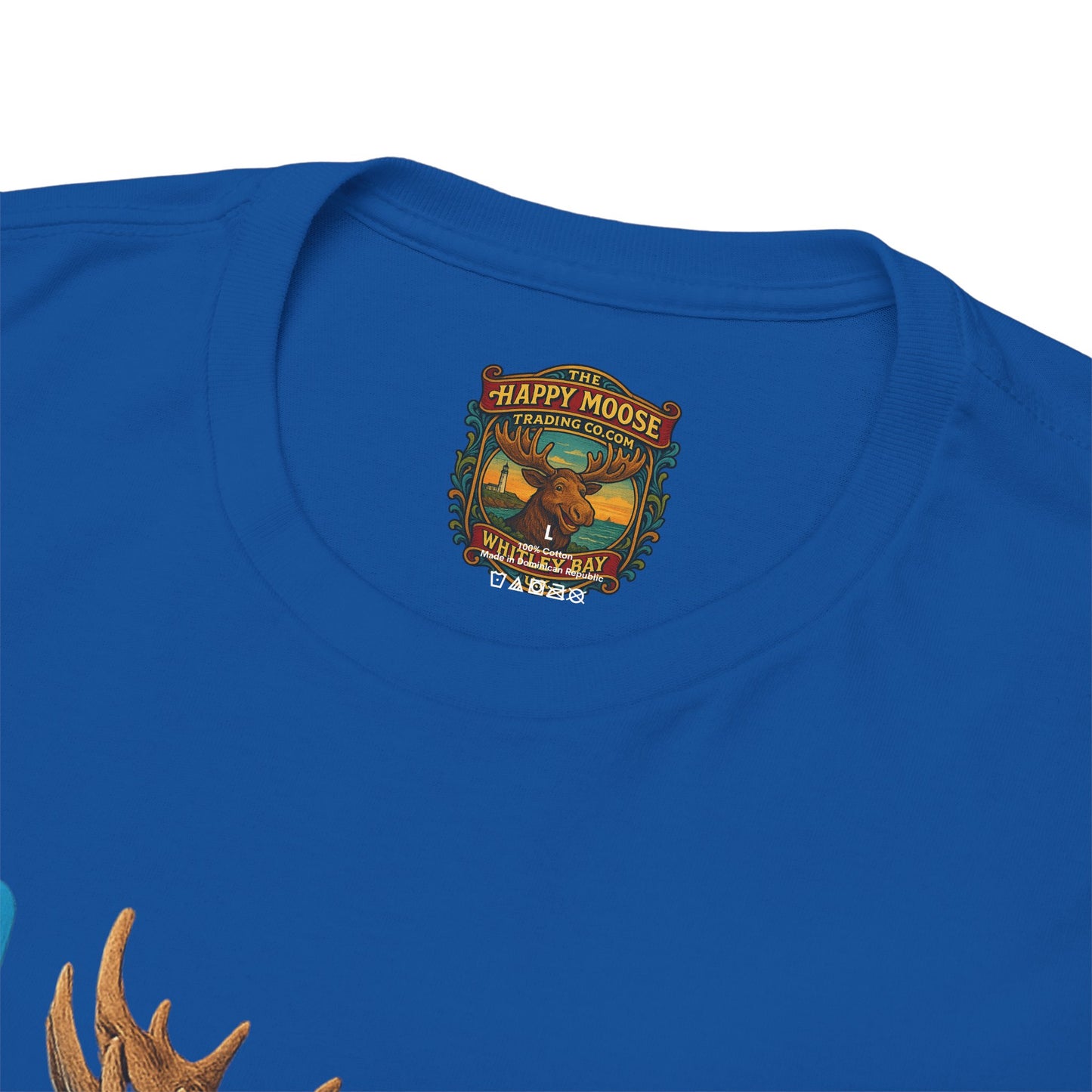 Moose Wars T‑Shirt — Funny Star Wars Inspired Moose with Lightsaber