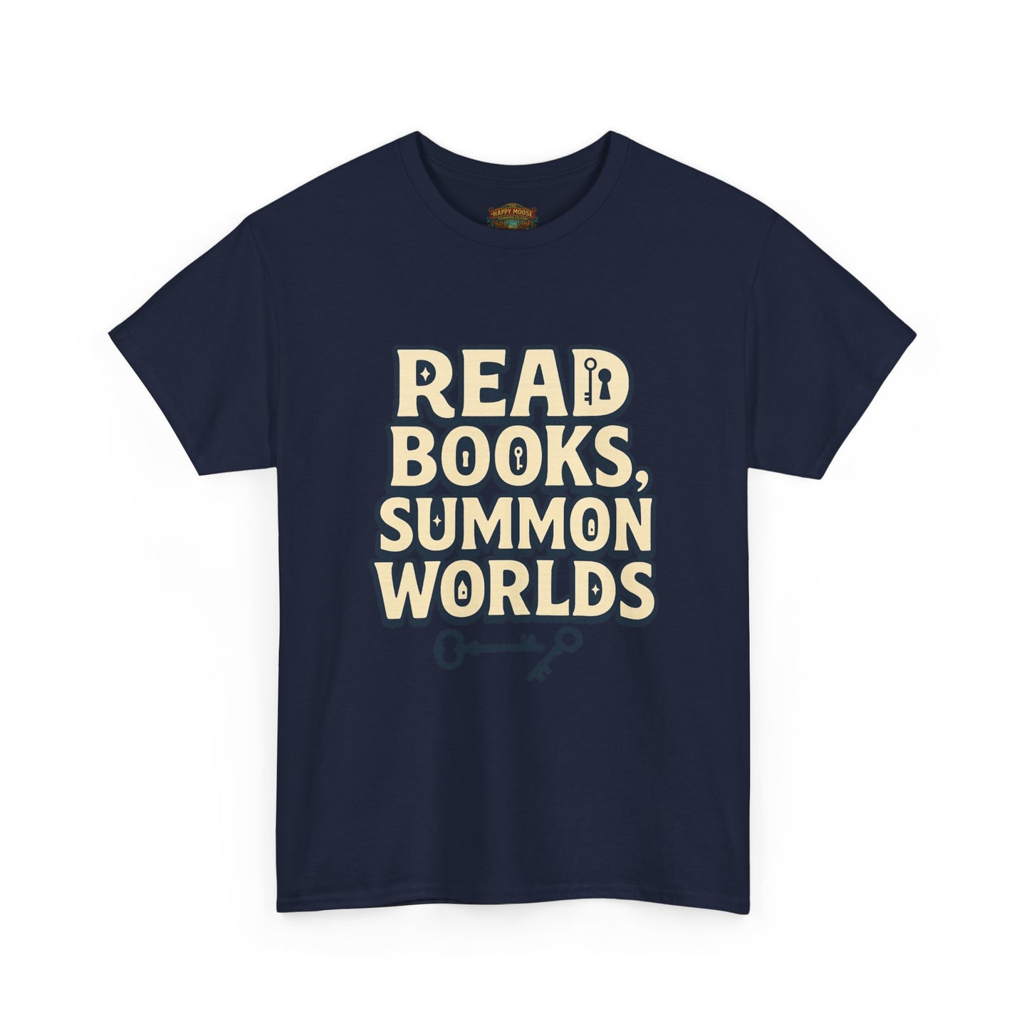 Read Books Summon Worlds T-Shirt — Literary Fantasy Book Lover Tee