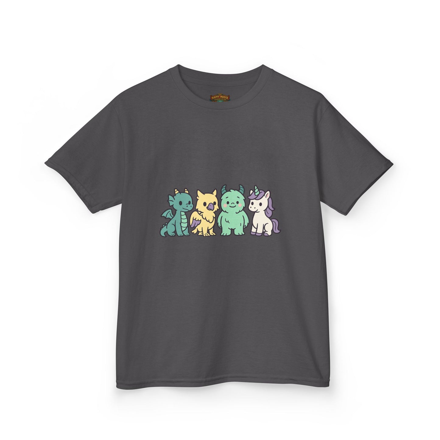 Kids Cat Crew T‑Shirt — Cute Pastel Kittens Graphic Tee for Children