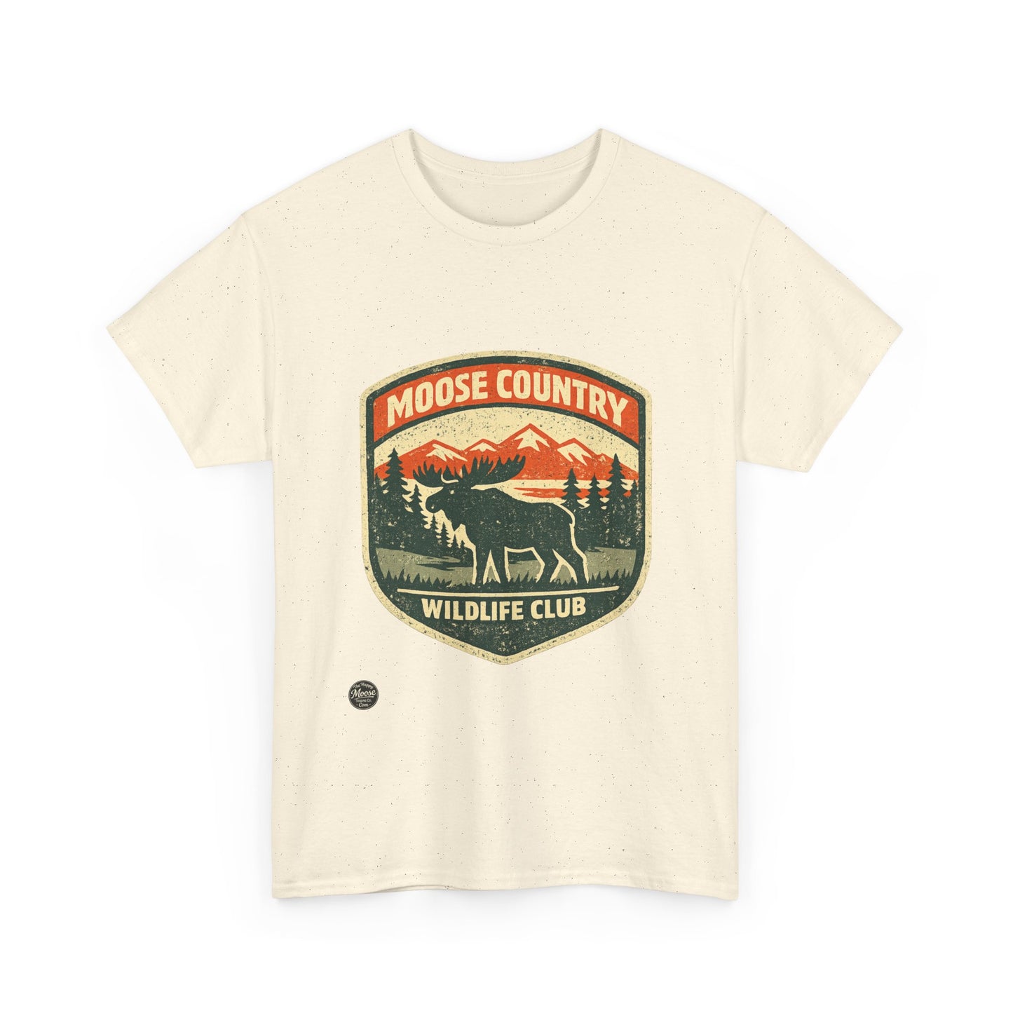 Moose Country Wildlife Club T-Shirt — Outdoor Hunting & Nature Tee