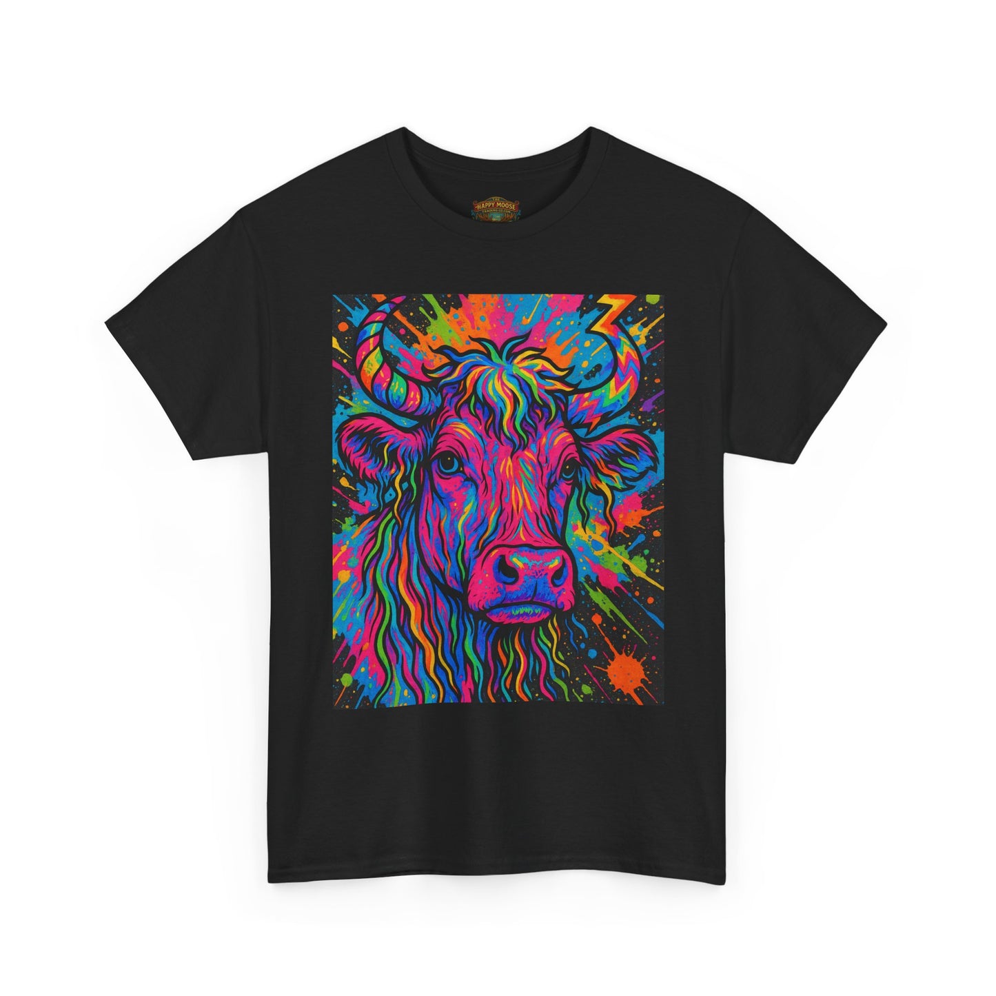 Psychedelic Cow Art Tee