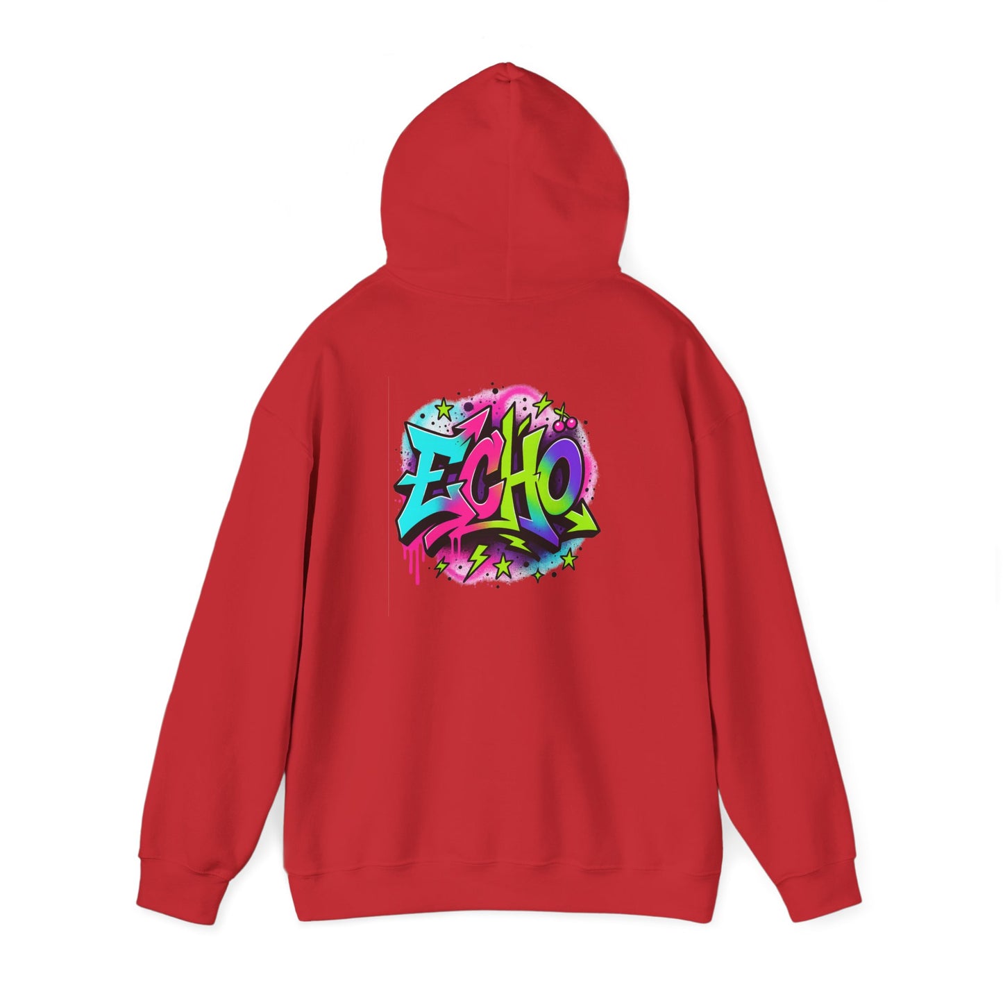 Echo Graffiti Hoodie — Colorful Street Art Pullover