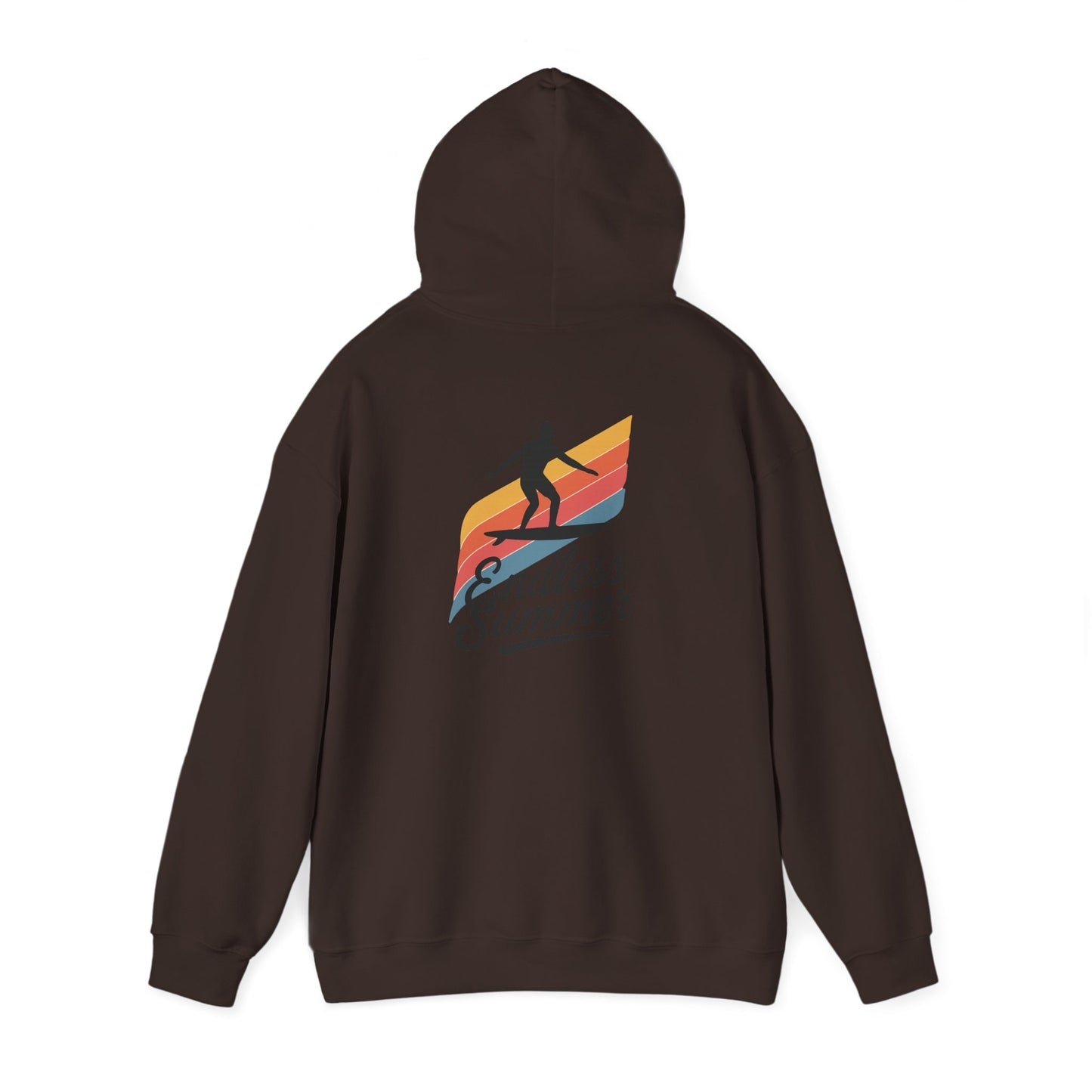 Endless Summer Surf Hoodie — Retro Sunset Skateboard Pullover